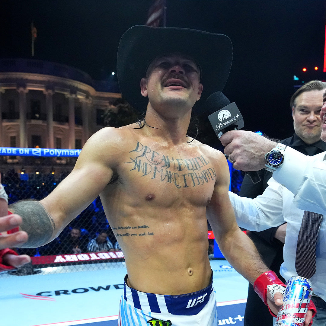 UFC Freedom 250: Topuria vs Gaethje Event Used Octagon Interview Microphone