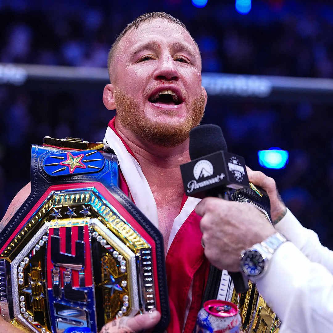 UFC Freedom 250: Topuria vs Gaethje Event Used Octagon Interview Microphone