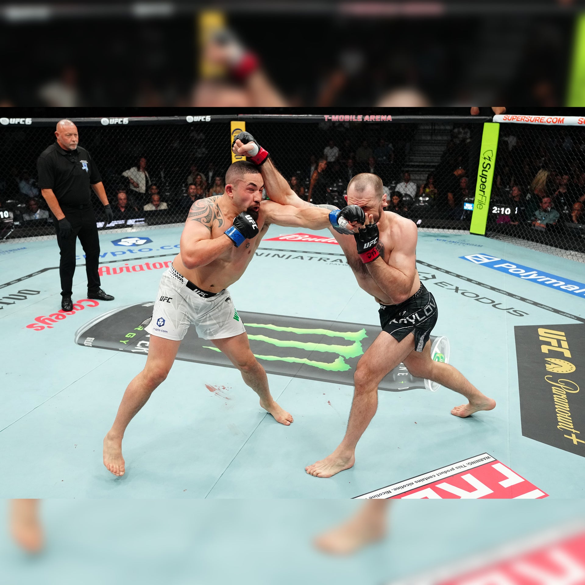 UFC 329: McGregor vs Holloway 2  Logo Canvas Coffee Table