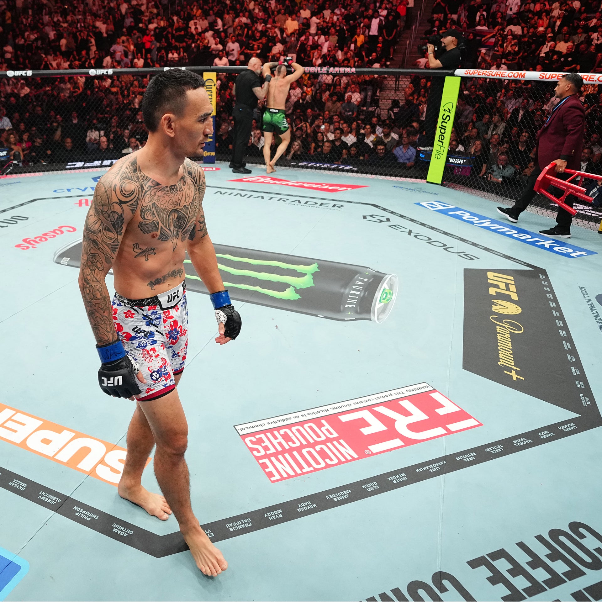 UFC 329: McGregor vs Holloway 2  Logo Canvas Coffee Table