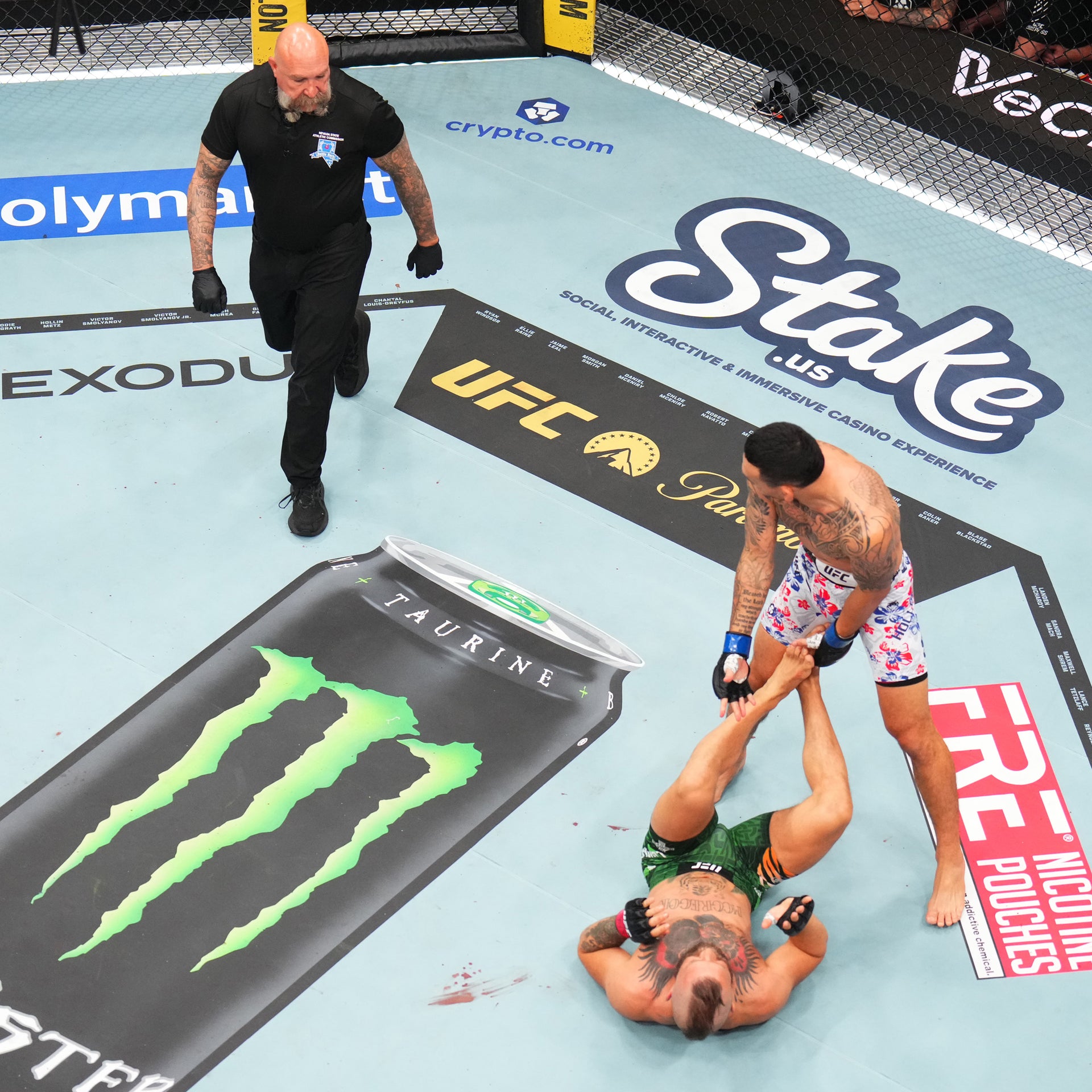 UFC 329: McGregor vs Holloway 2  Logo Canvas Coffee Table