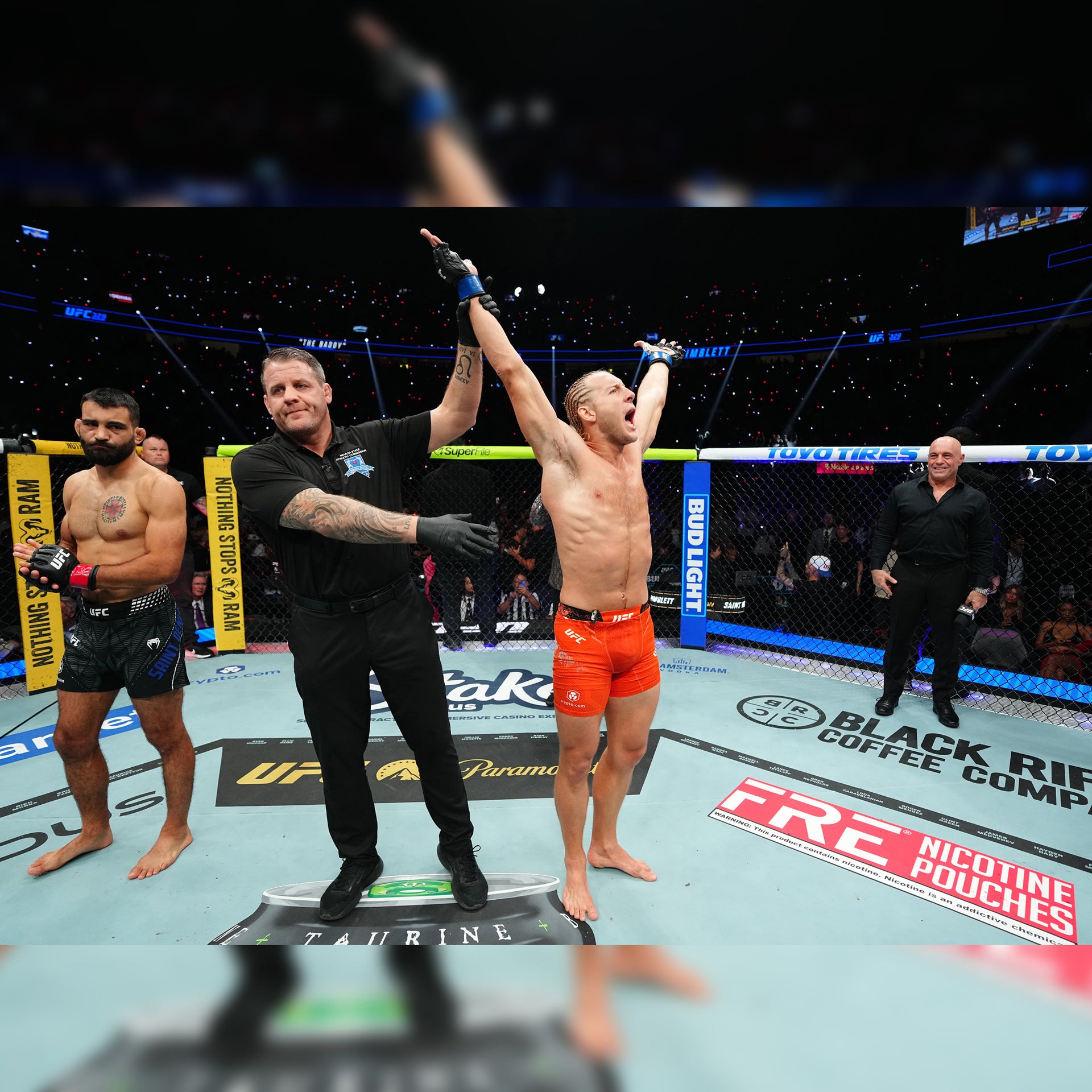 UFC 329: McGregor vs Holloway 2  Logo Canvas Coffee Table