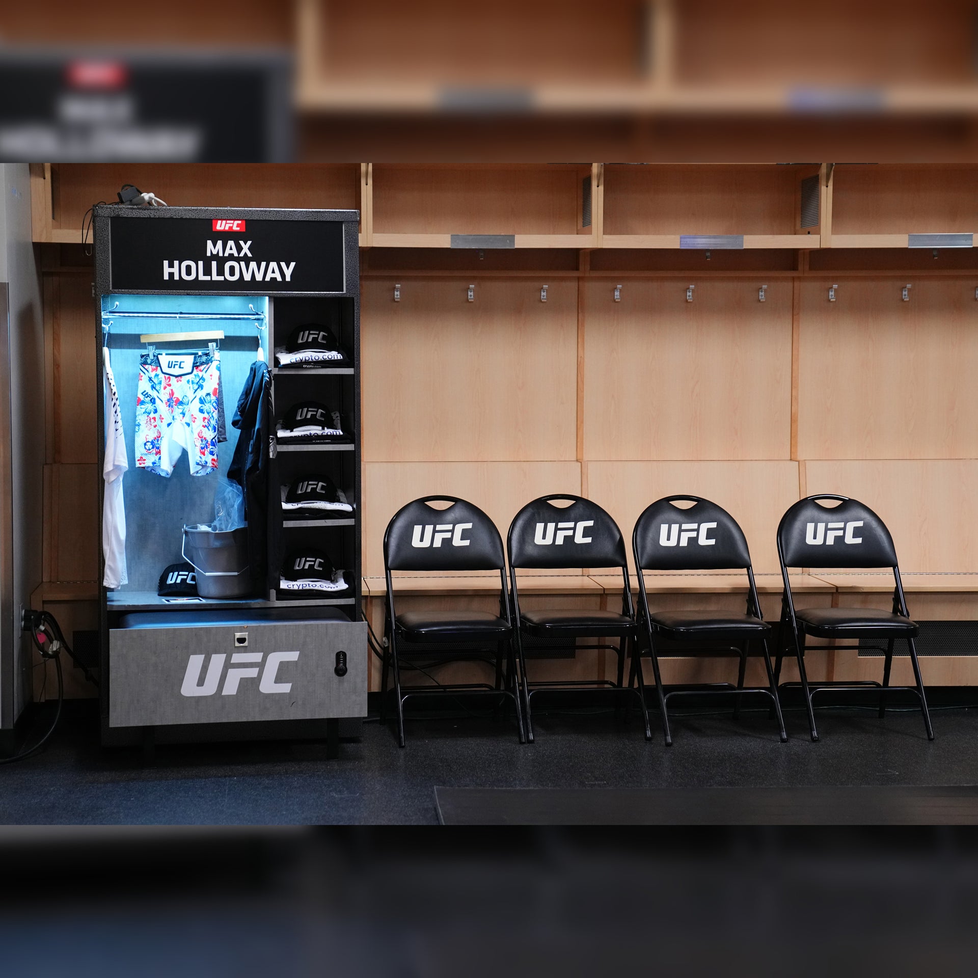 Max Holloway Locker Room Name Tag UFC 329: McGregor vs Holloway 2