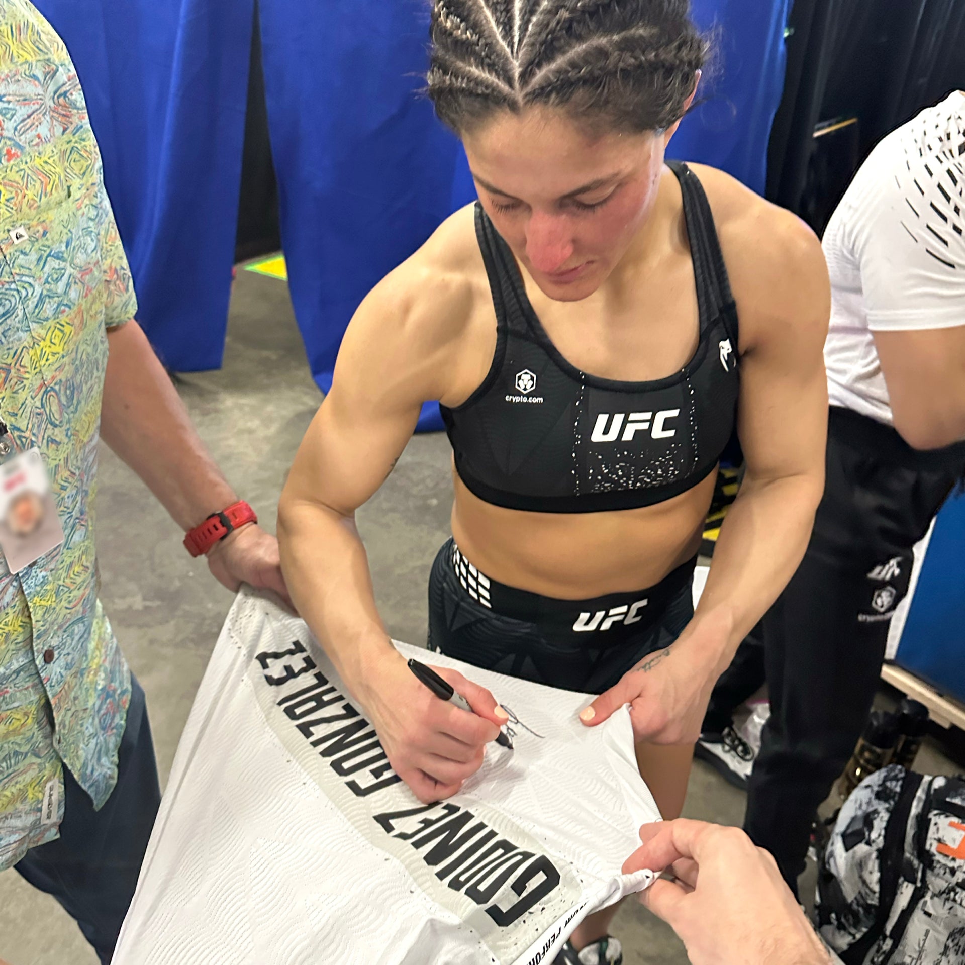 Godinez Gonzalez Signed 1-of-1 Fight Worn Jersey UFC 327: Procházka vs Ulberg