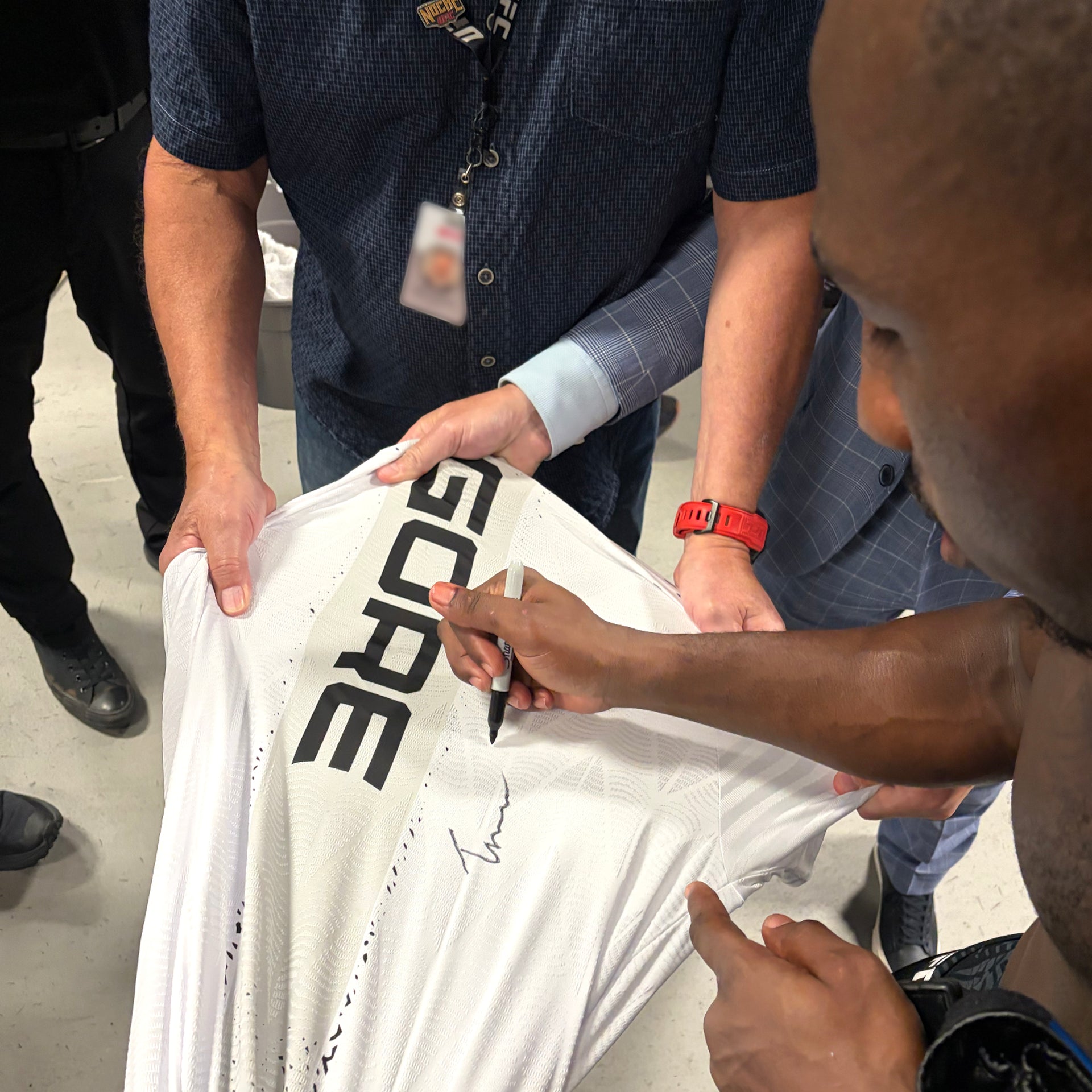 Tresean Gore Signed 1-of-1 Fight Worn Jersey UFC 330: Makhachev vs Machado Garry