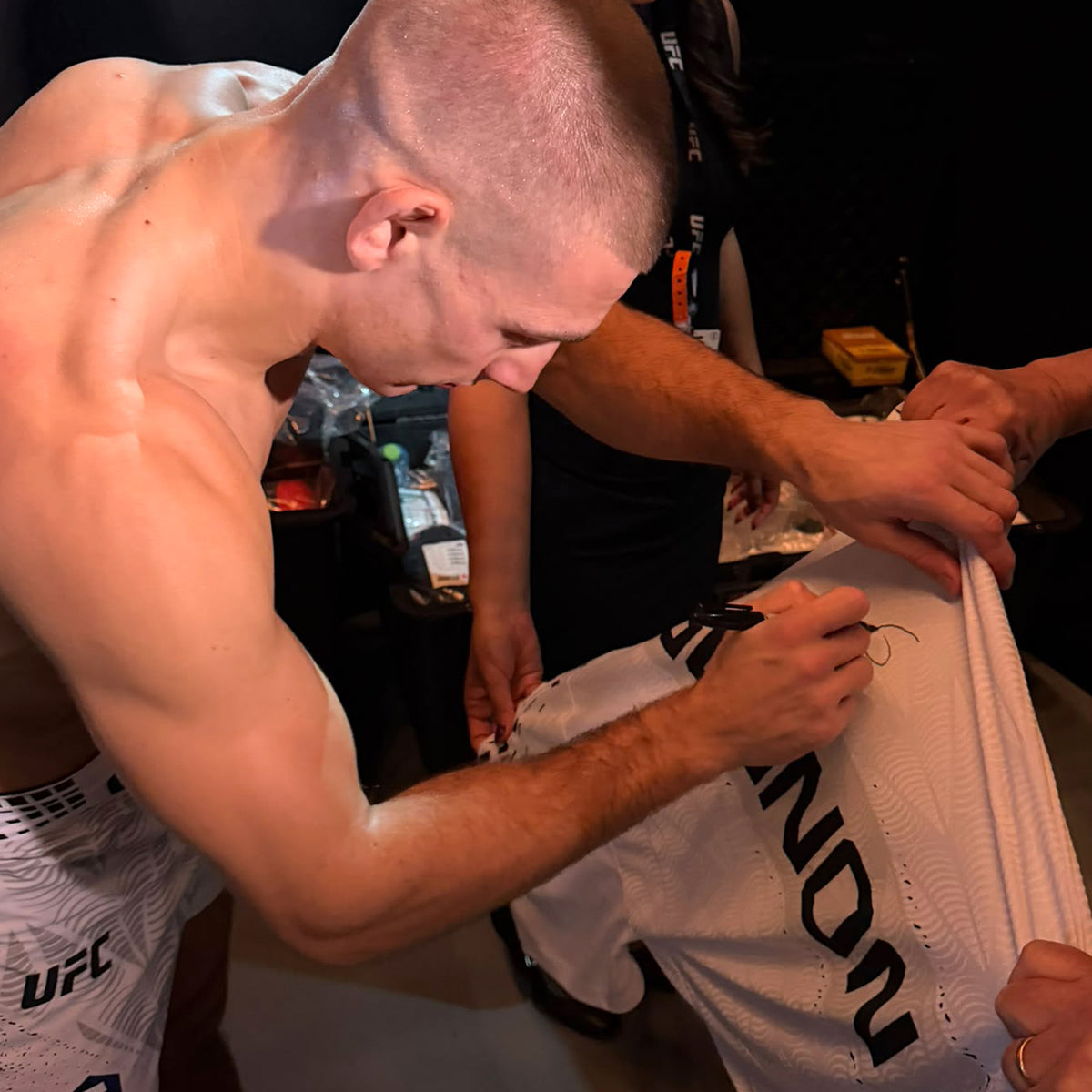 Noah Gugnon Signed 1-of-1 Fight Worn Jersey UFC 333: Volkanovski vs Evloev