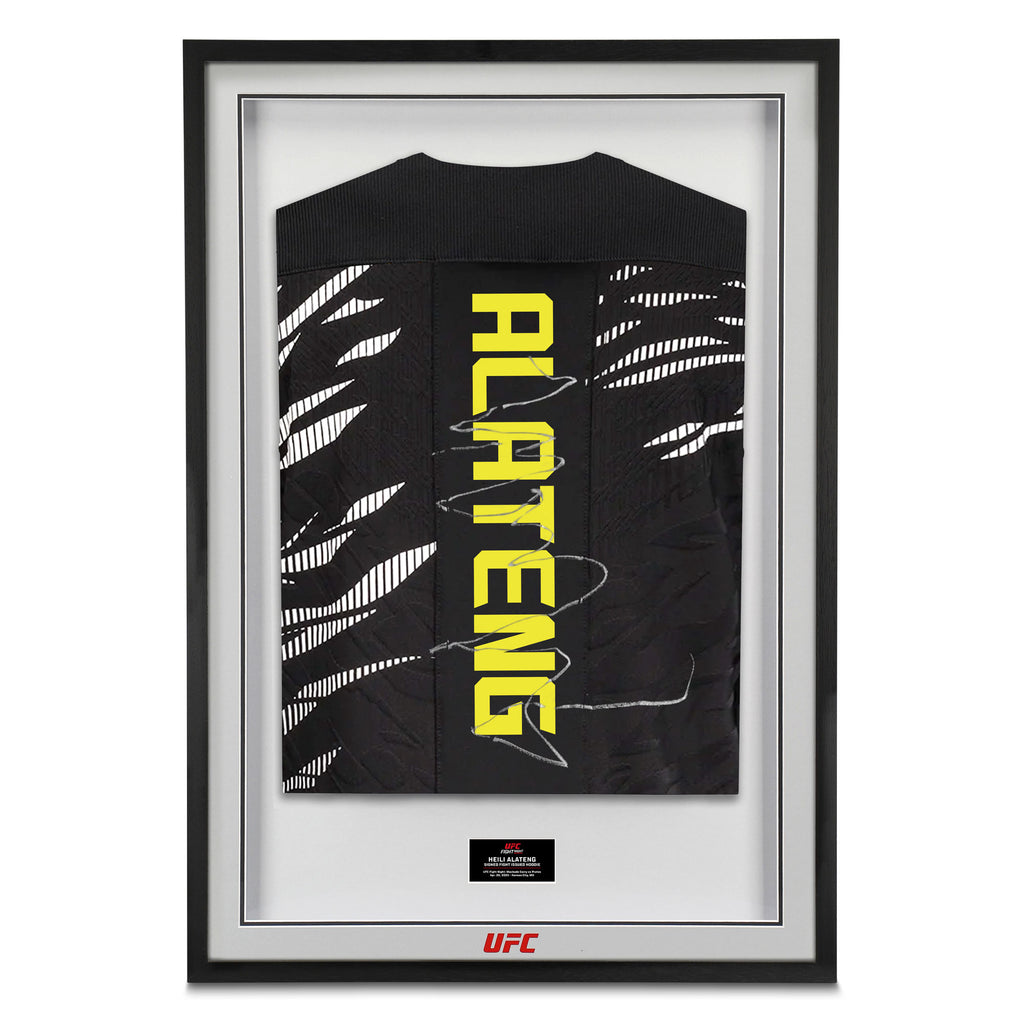 Heili Alateng Signed Fight Issued Hoodie UFC Fight Night: Machado Garry vs Prates