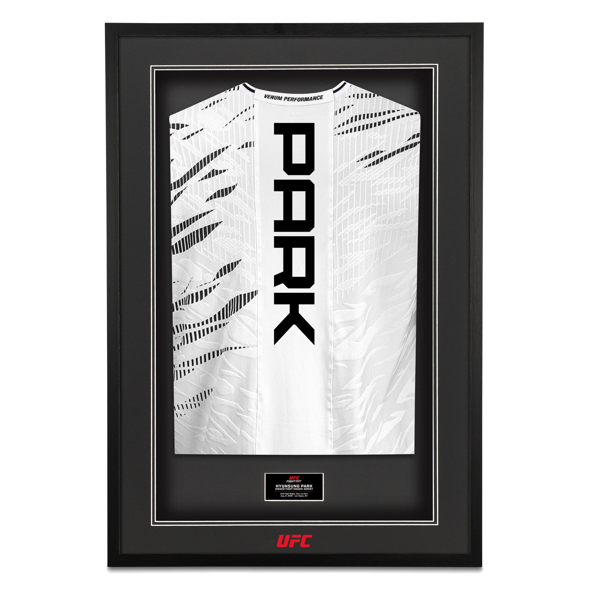 Hyun Sung Park Signed 1-of-1 Fight Worn Jersey UFC Fight Night: Taira vs Park