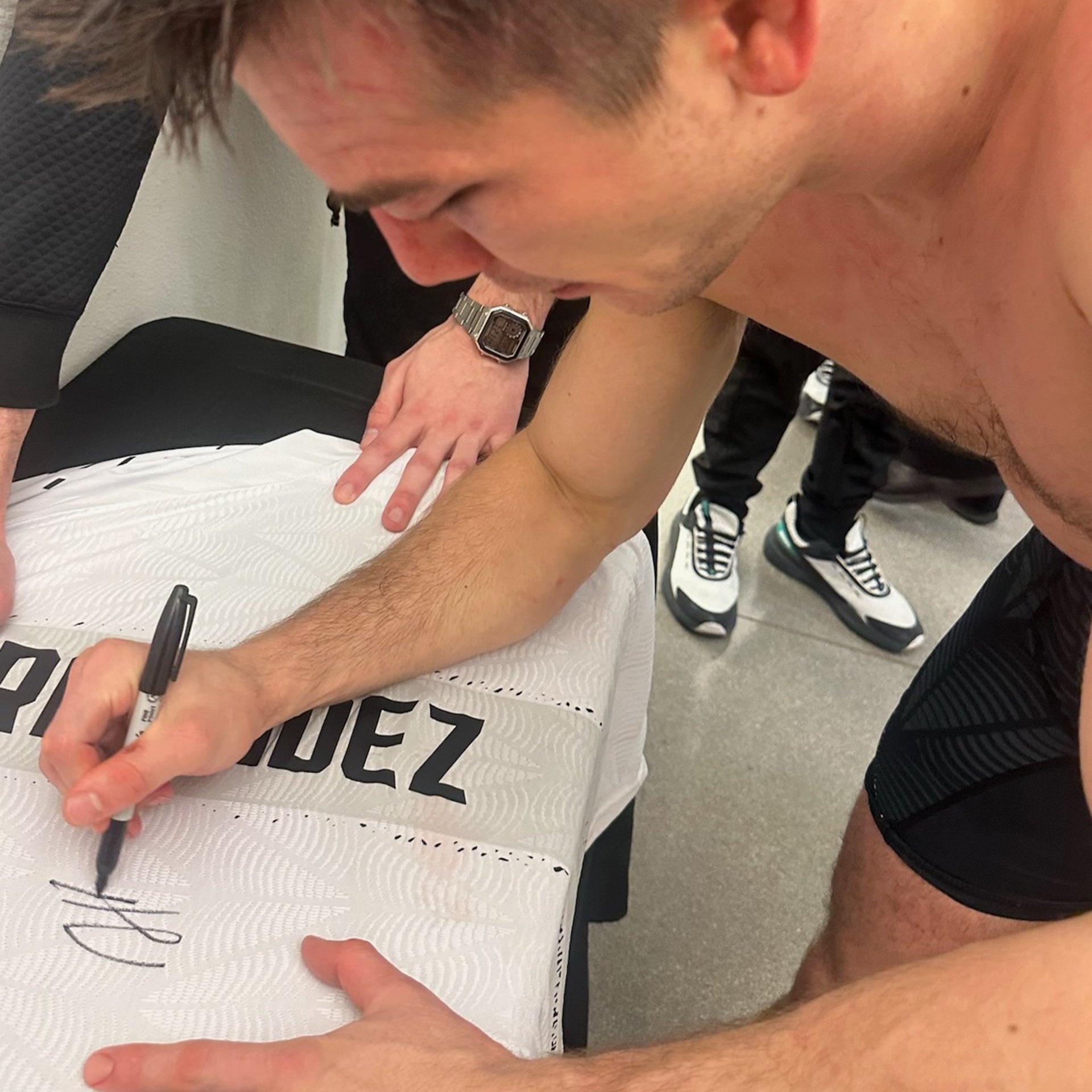 Alexander Hernandez Signed 1-of-1 Fight Worn Jersey UFC Fight Night: Sterling vs Zalal