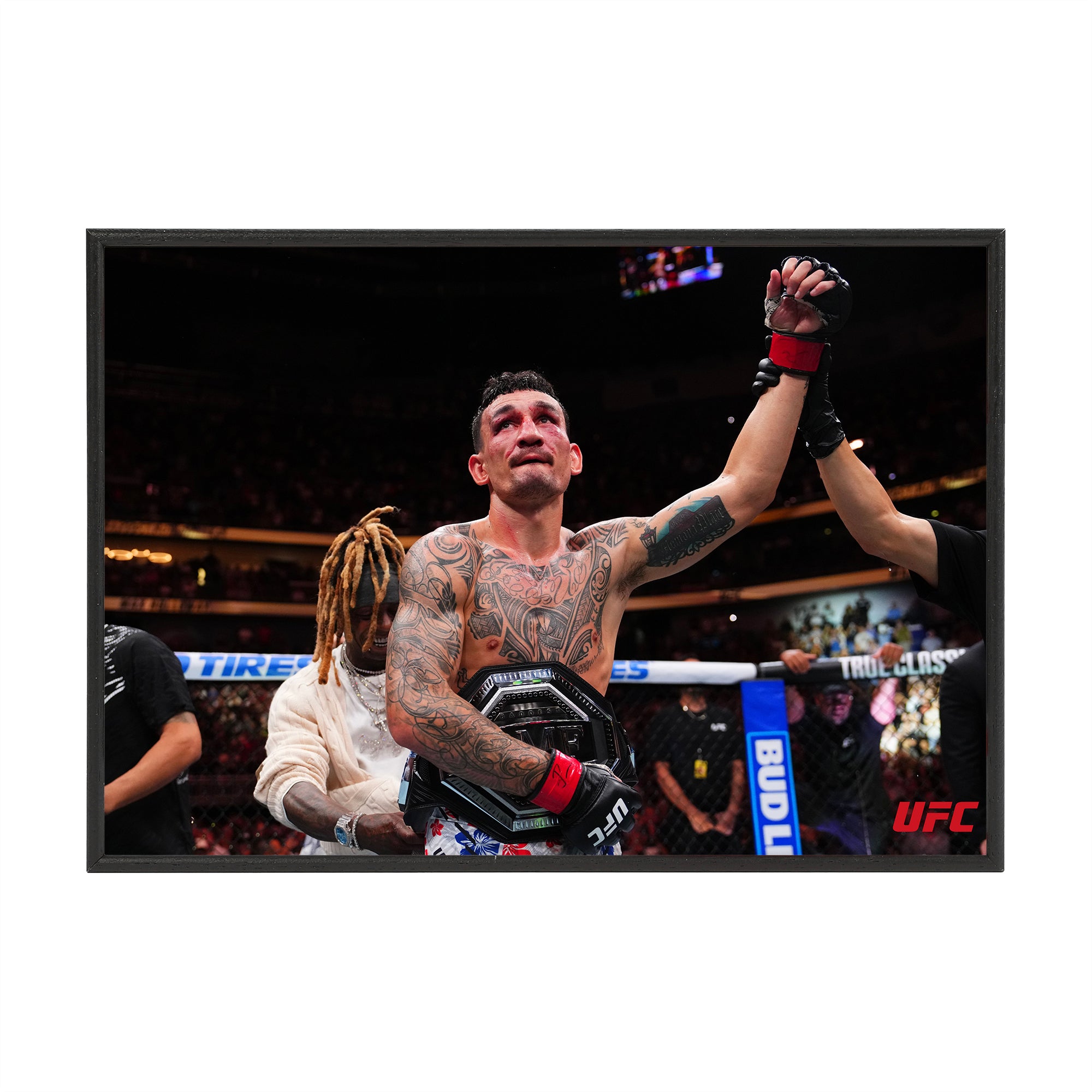UFC 318: Holloway vs Poirier 3 - Max Holloway Framed Print