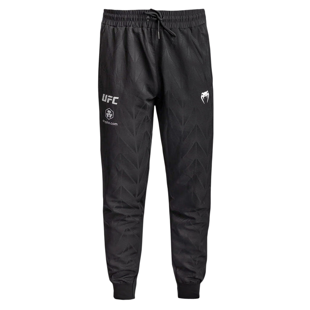 Hyder Amil Signed 1-of-1 Fight Worn Venum Black UFC Jogger Pants UFC Fight Night: Kape vs Horiguchi 2