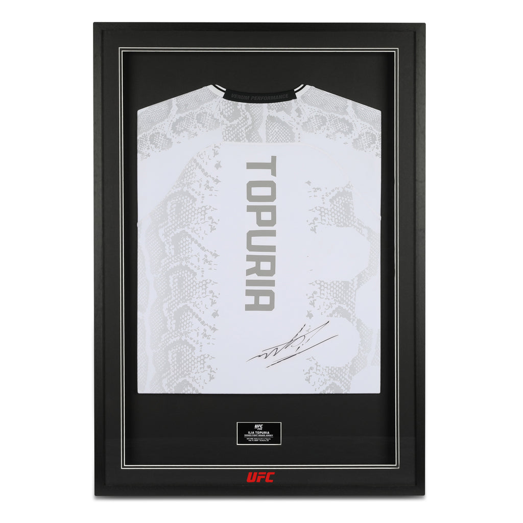 Ilia Topuria Signed 1-of-1 Fight Jersey UFC 298: Volkanovski vs Topuria