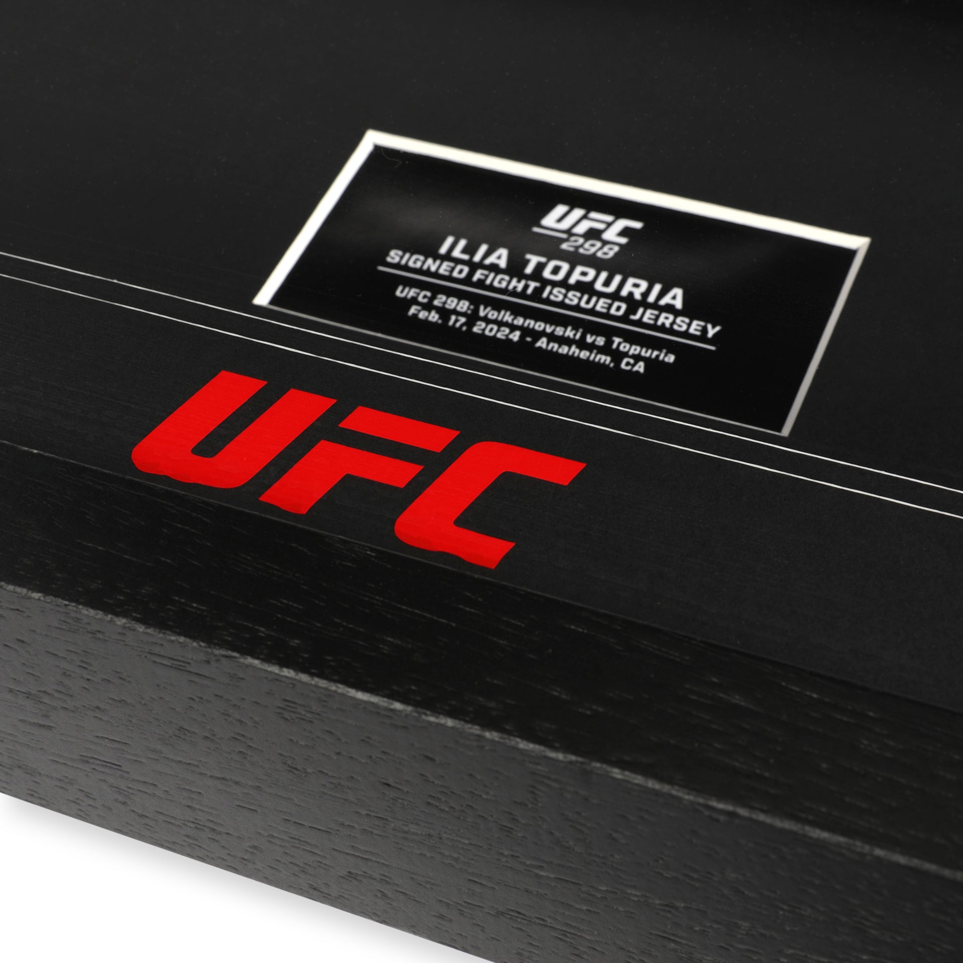 Ilia Topuria Signed 1-of-1 Fight Jersey UFC 298: Volkanovski vs Topuria