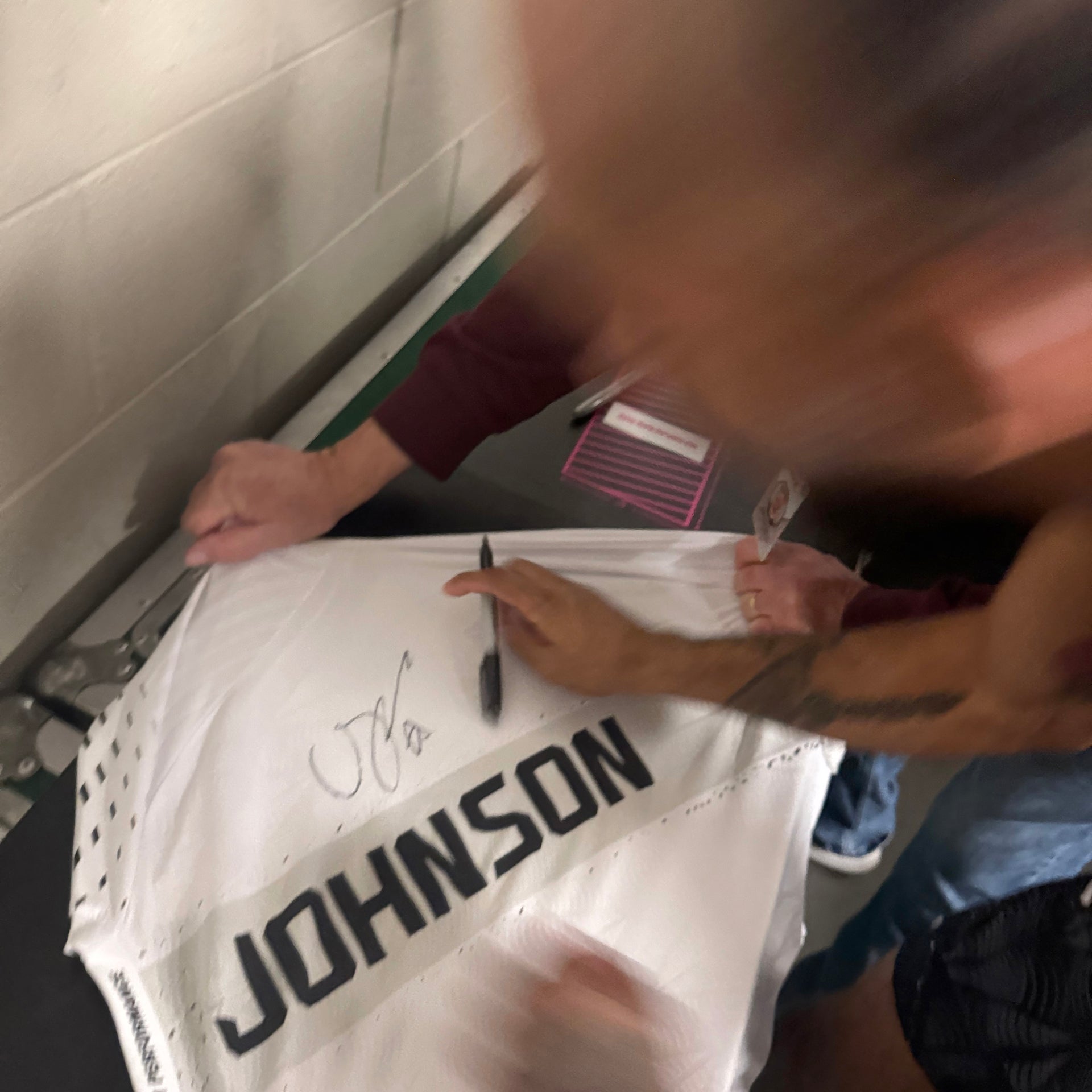 Charles Johnson Signed 1-of-1 Fight Worn Jersey UFC 324: Gaethje vs Pimblett