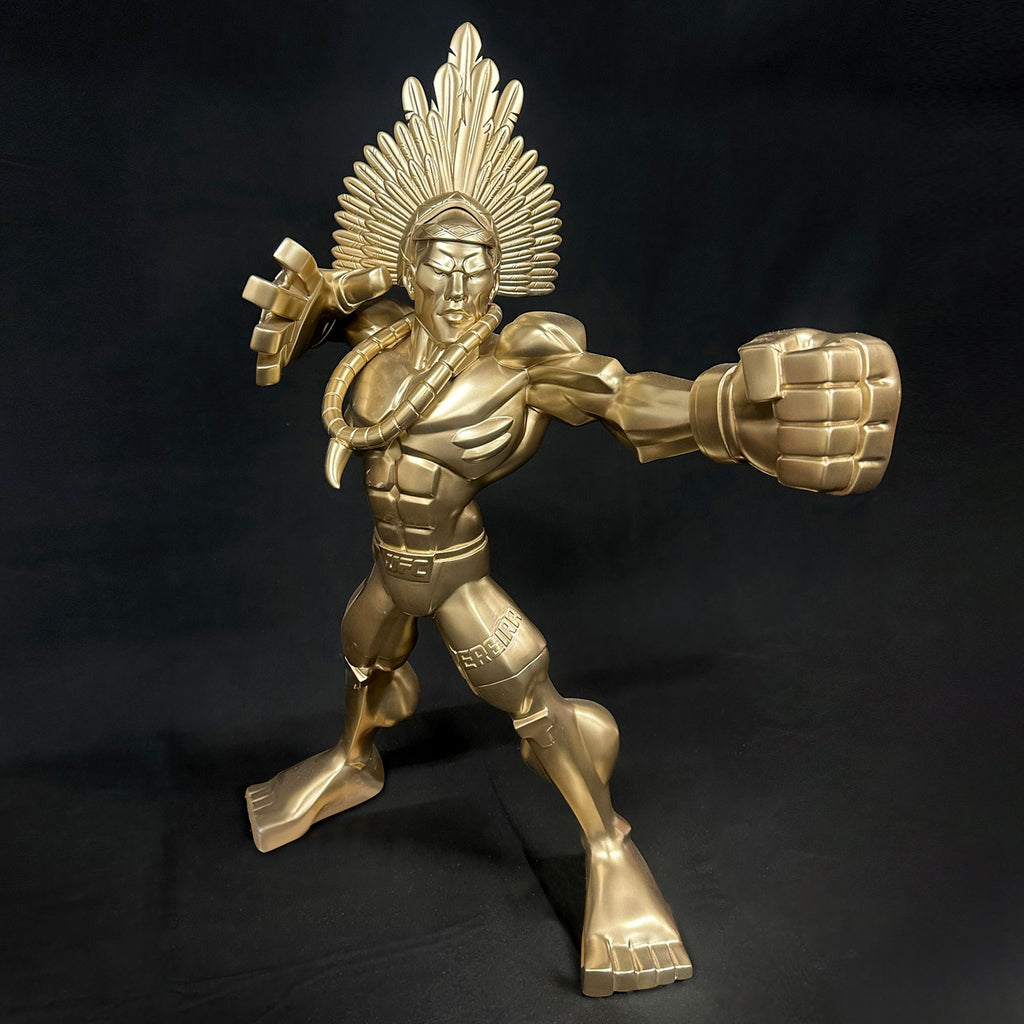 Alex Pereira Gold 1-of-1 Limited Edition UFC Stance Sculpture
