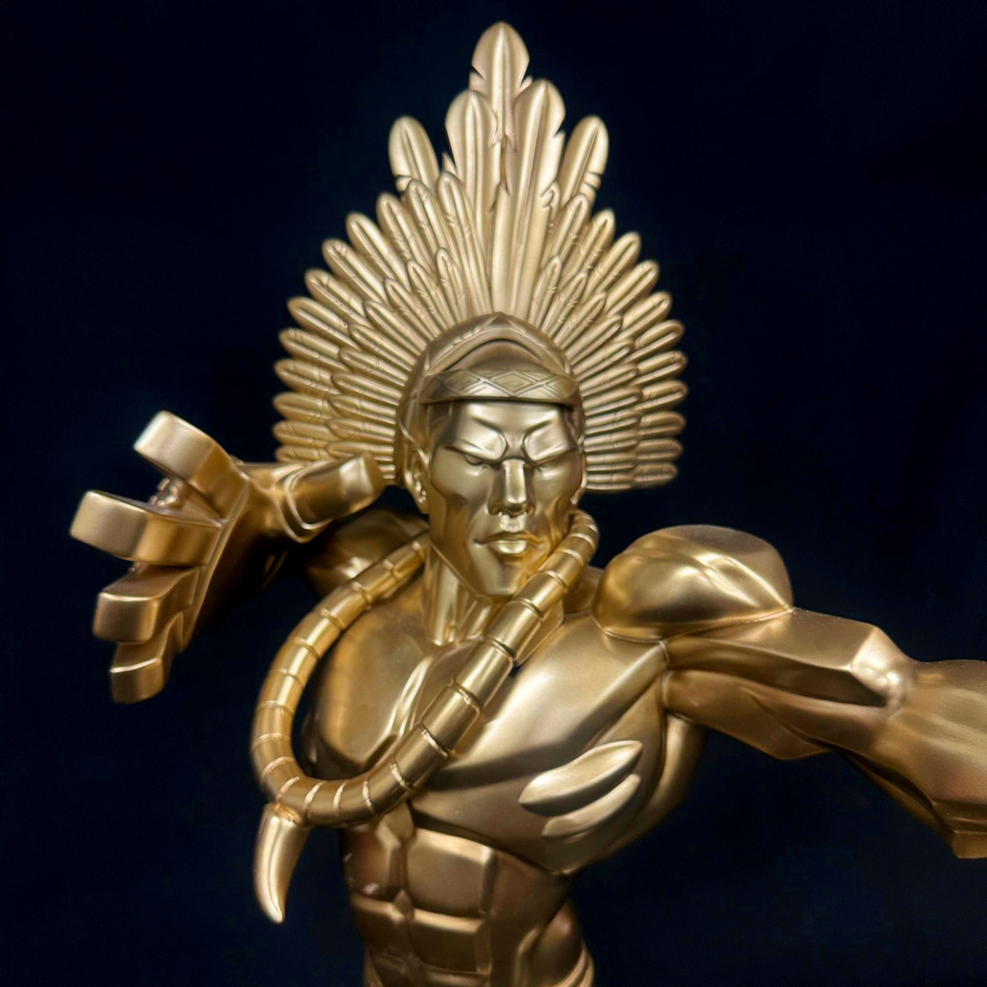 Alex Pereira Gold 1-of-1 Limited Edition UFC Stance Sculpture