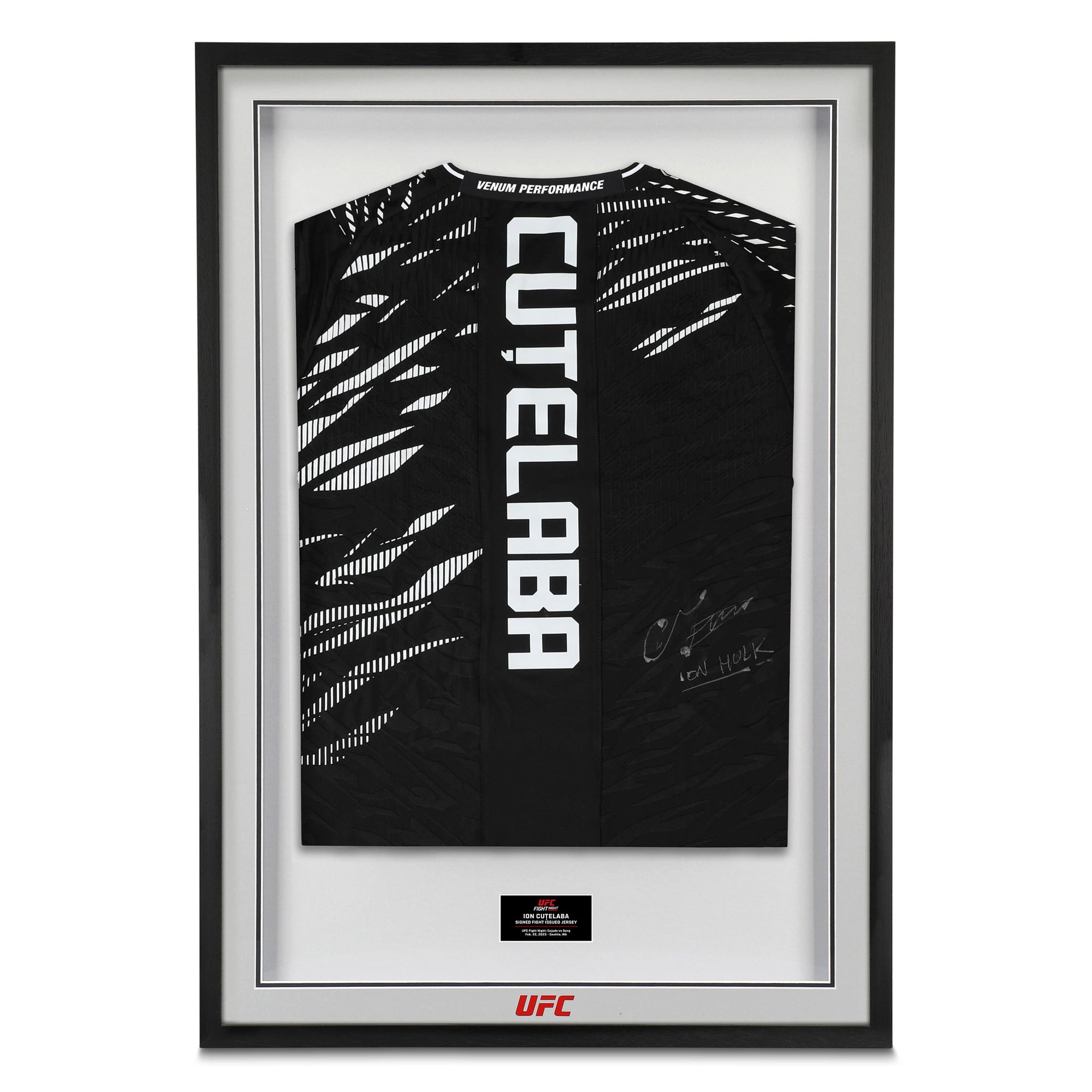 Ion Cutelaba Signed 1-of-1 Fight Issued Jersey UFC Fight Night: Cejudo vs Song