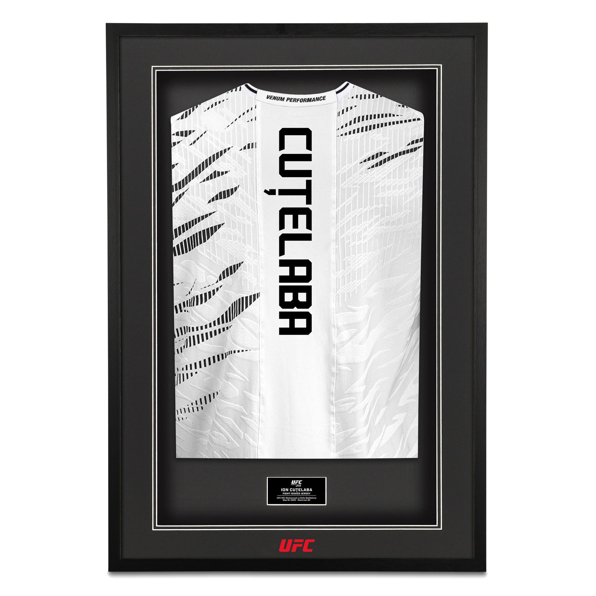Ion Cutelaba 1-of-1 Fight Issued Jersey UFC 315: Muhammad vs Della Maddalena