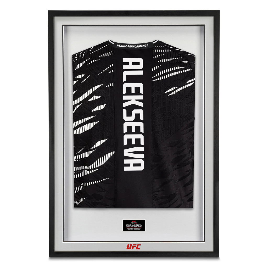 Irina Alekseeva Signed 1-of-1 Fight Issued Jersey UFC Fight Night: Hill vs Rountree Jr