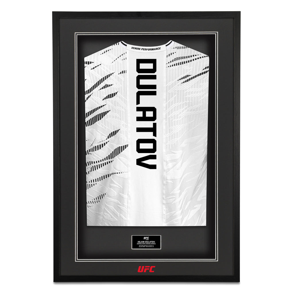 Islam Dulatov Signed 1-of-1 Fight Worn Jersey UFC 318: Holloway vs Poirier 3