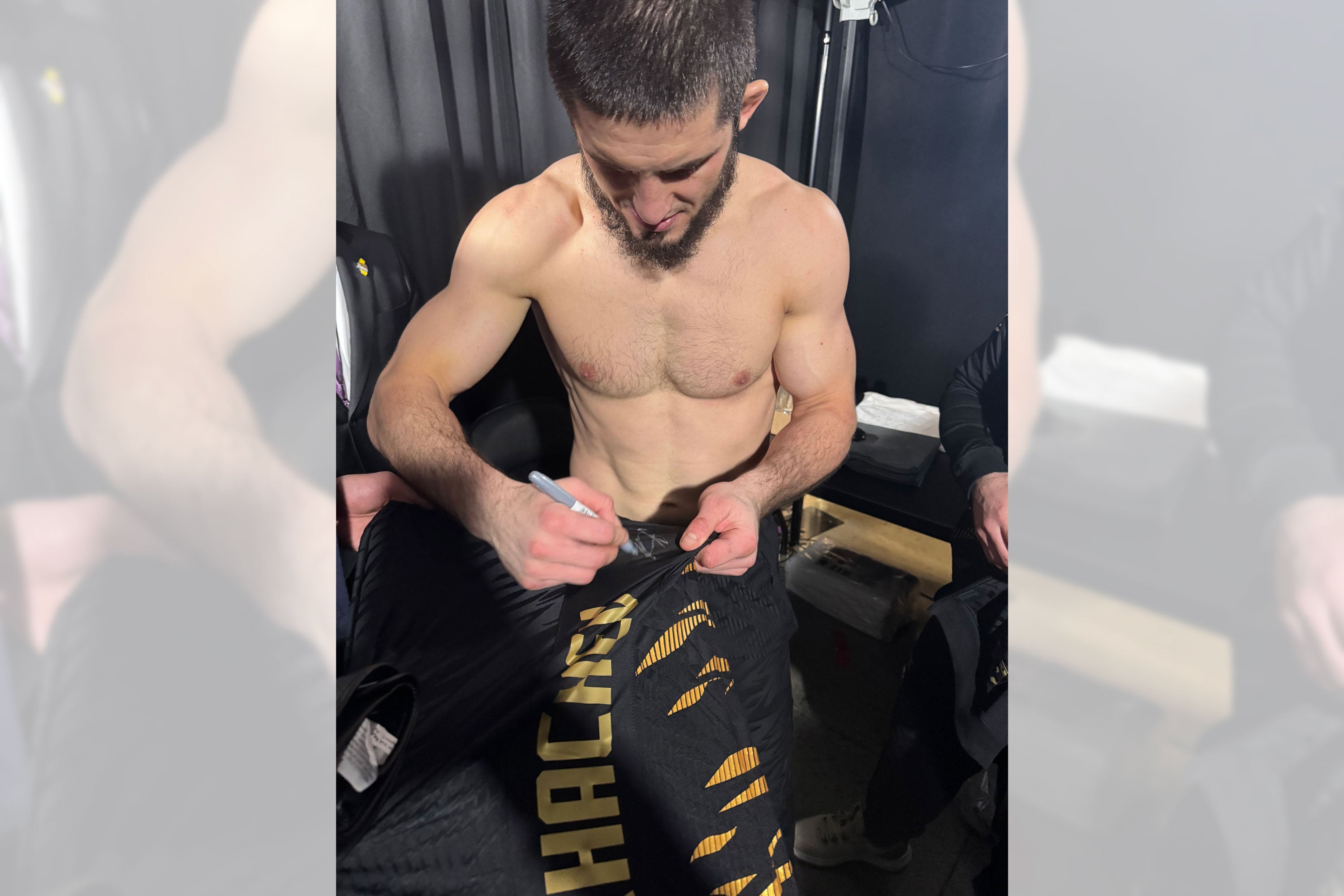 Islam Makhachev Signed 1-of-1 Fight Issued Jersey UFC 311: Makhachev vs Moicano