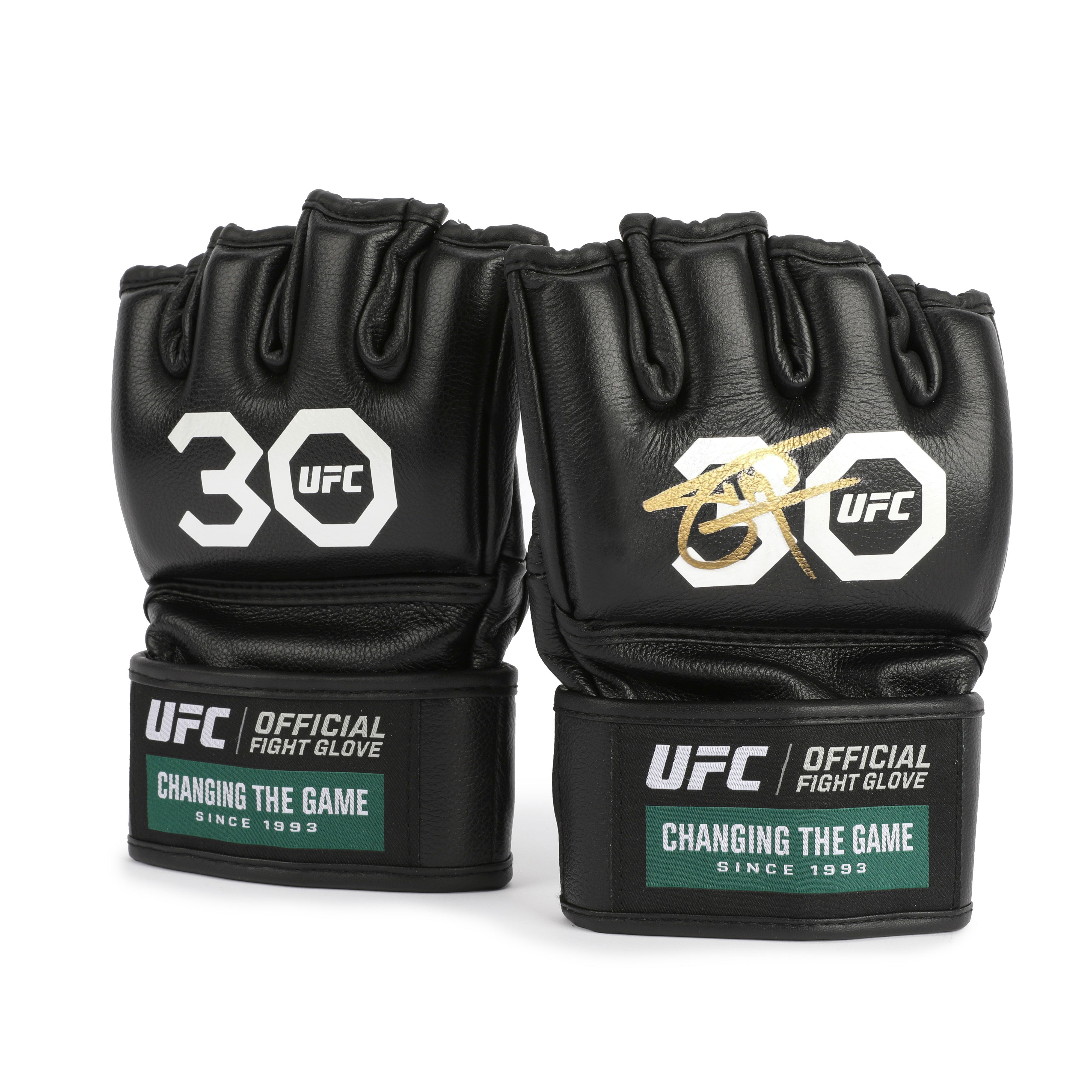 Ian Machado Garry Signed Official UFC Gloves – 30th Anniversary Edition