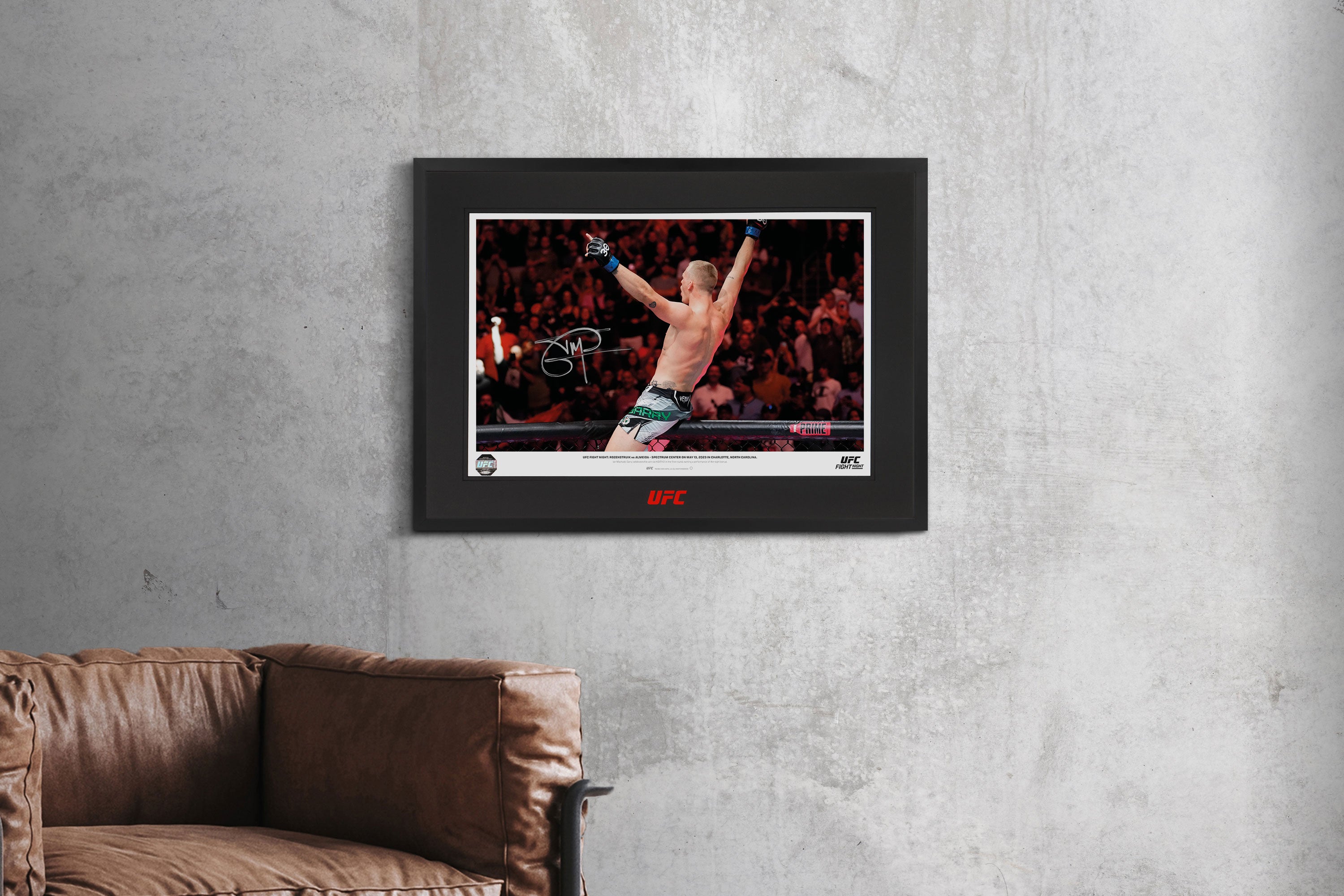 Ian Garry Signed Photo UFC Fight Night Rozenstruik vs Almeida