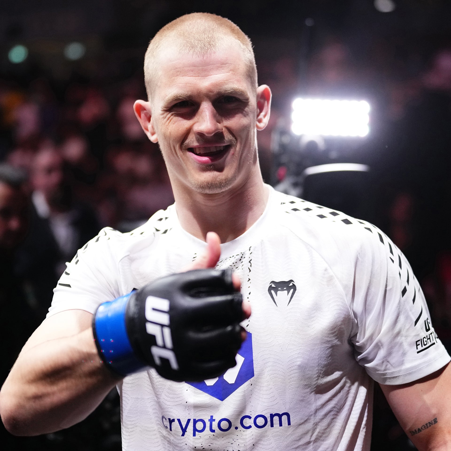 Ian Machado Garry Signed 1-of-1 Fight Worn Jersey UFC Fight Night: Tsarukyan vs Hooker