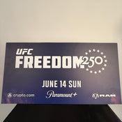 UFC Freedom 250 Press Conference Event Signage – Edition 2