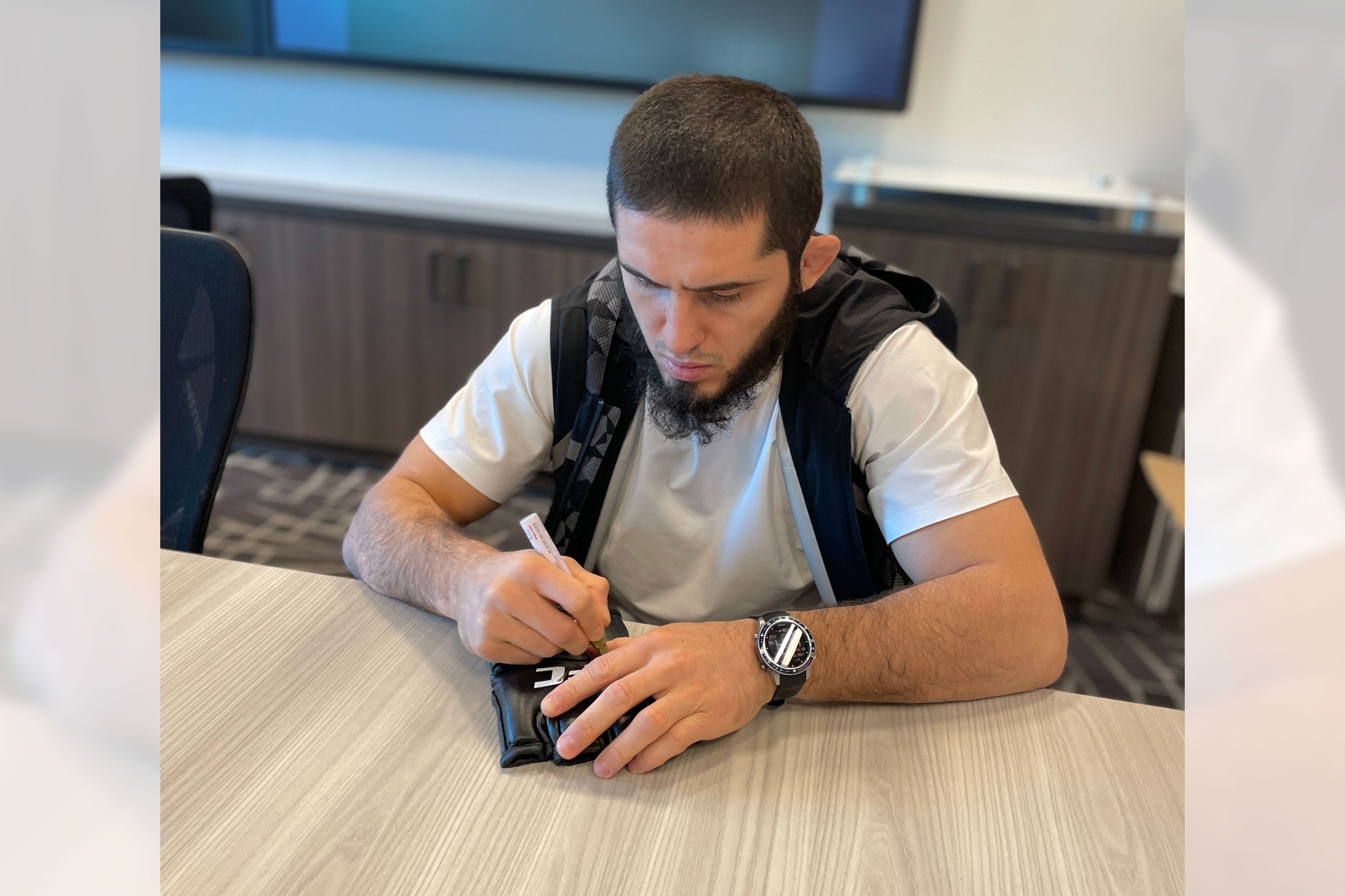 Islam Makhachev Signed Official UFC Gloves