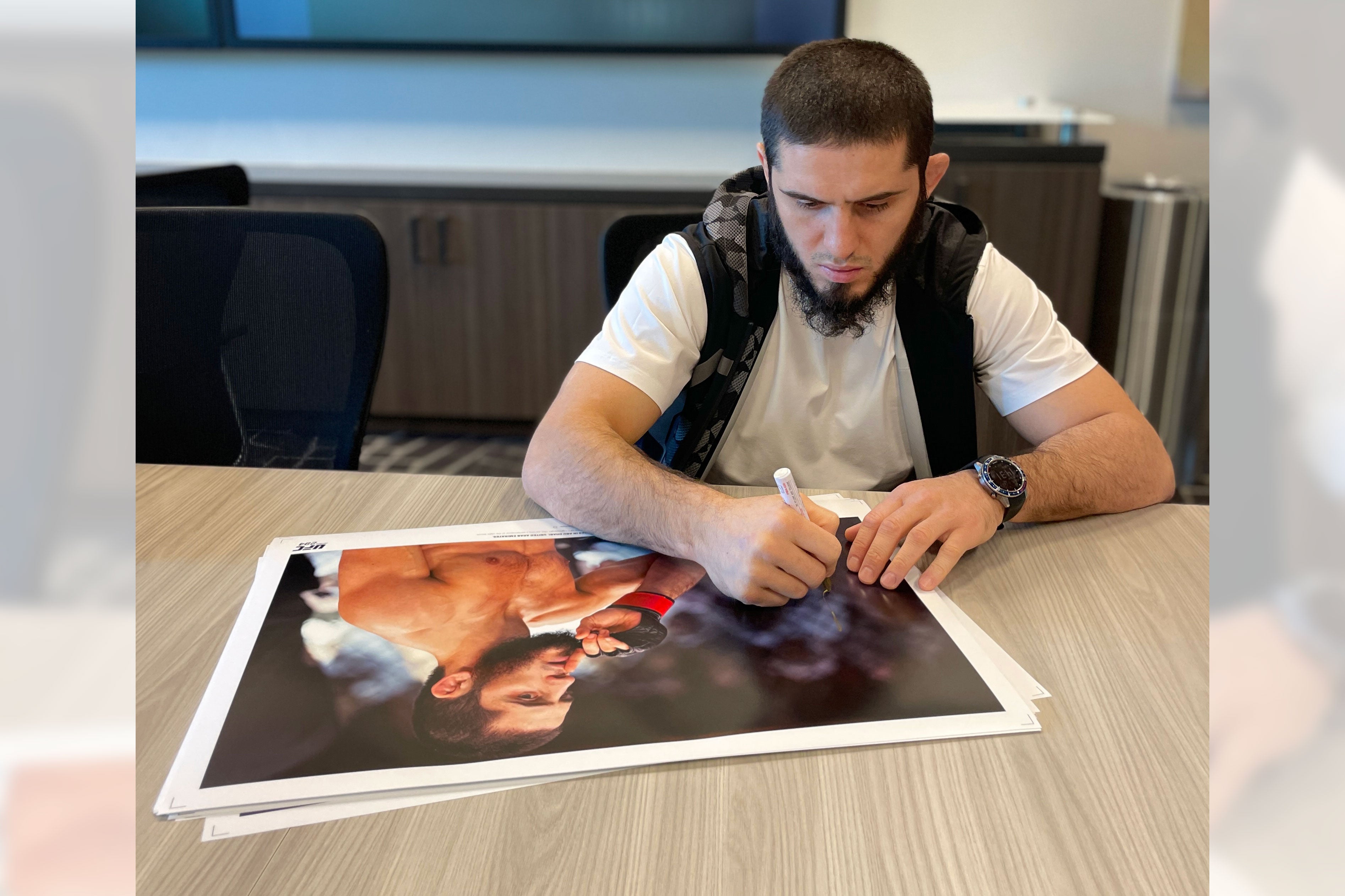 Islam Makhachev Signed Photo UFC 294