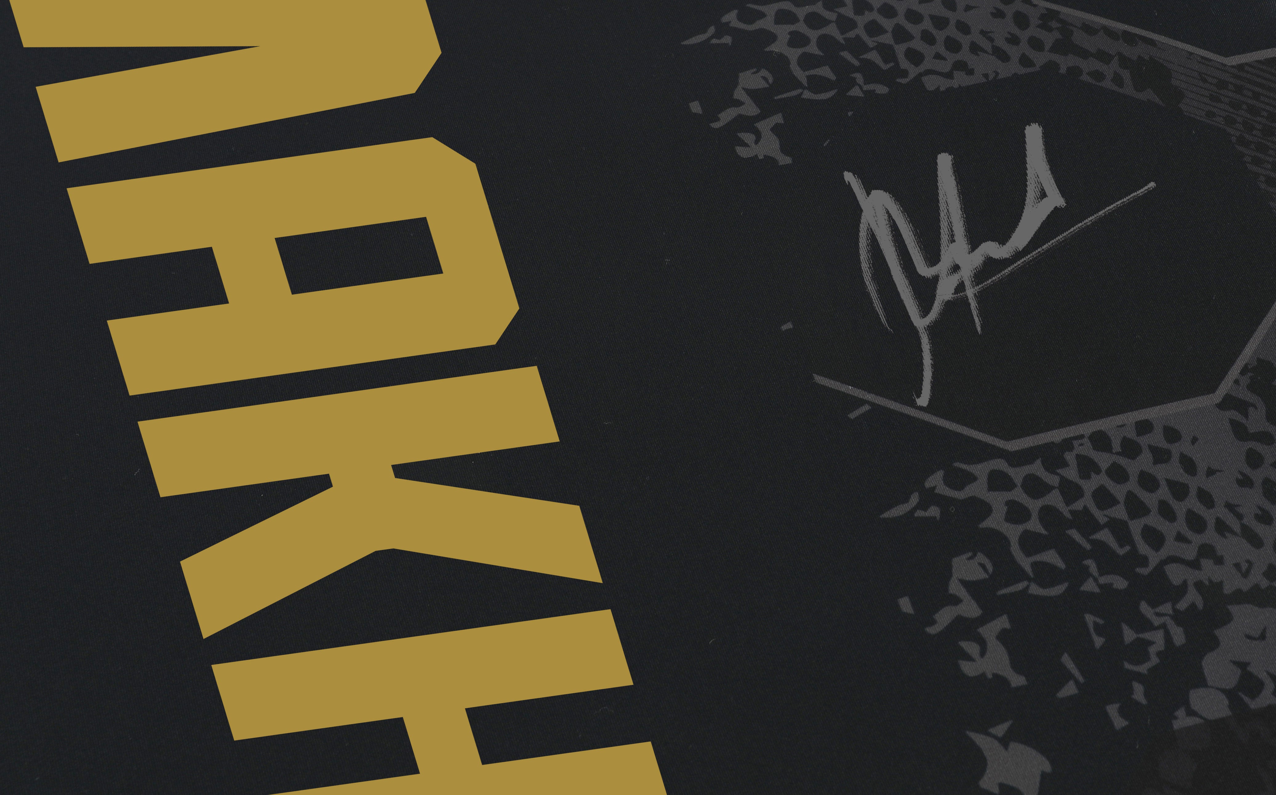 Islam Makhachev Signed Black & Gold Venum Adrenaline Hoodie