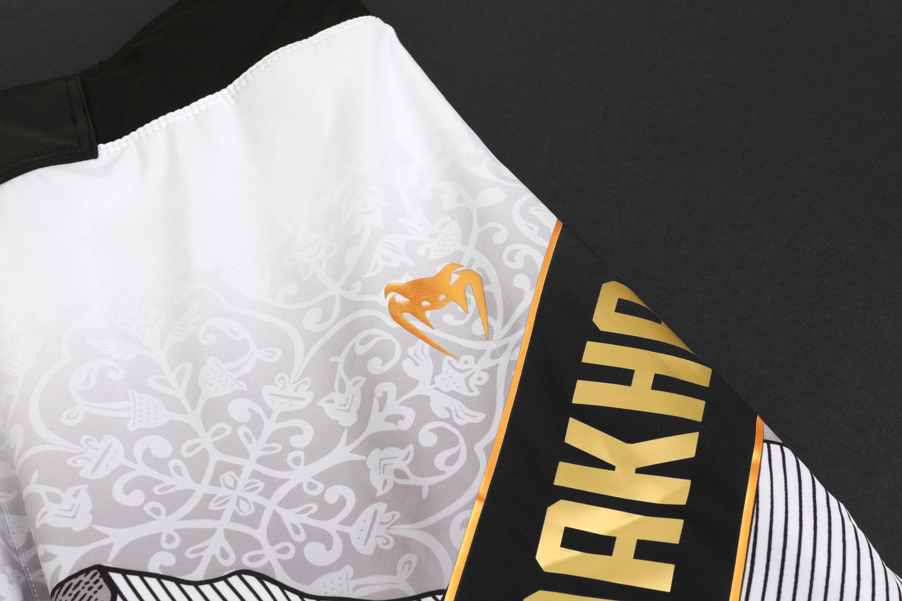 Islam Makhachev Limited Edition UFC 311 Venum Shorts & Canvas Display