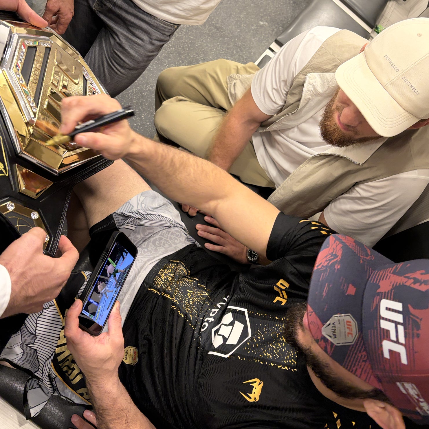 Islam Makhachev Signed UFC Legacy Championship Replica Belt