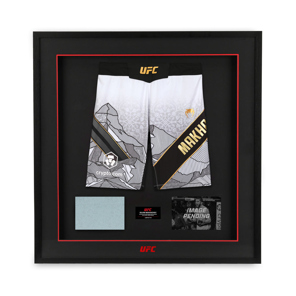 Islam Makhachev Limited Edition UFC 330 Venum Shorts & Canvas Display