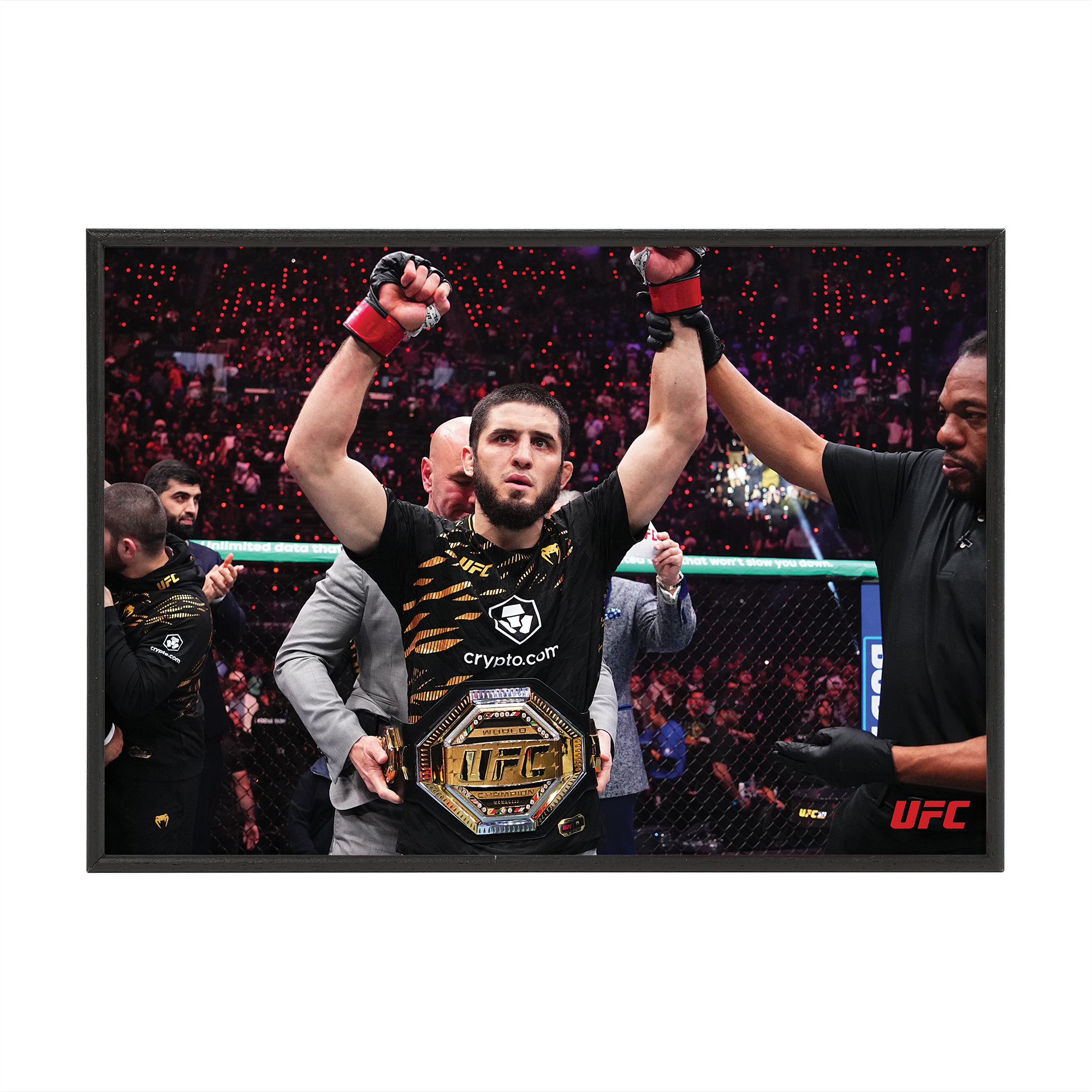 UFC 311: Makhachev vs Moicano - Islam Makhachev Framed Print