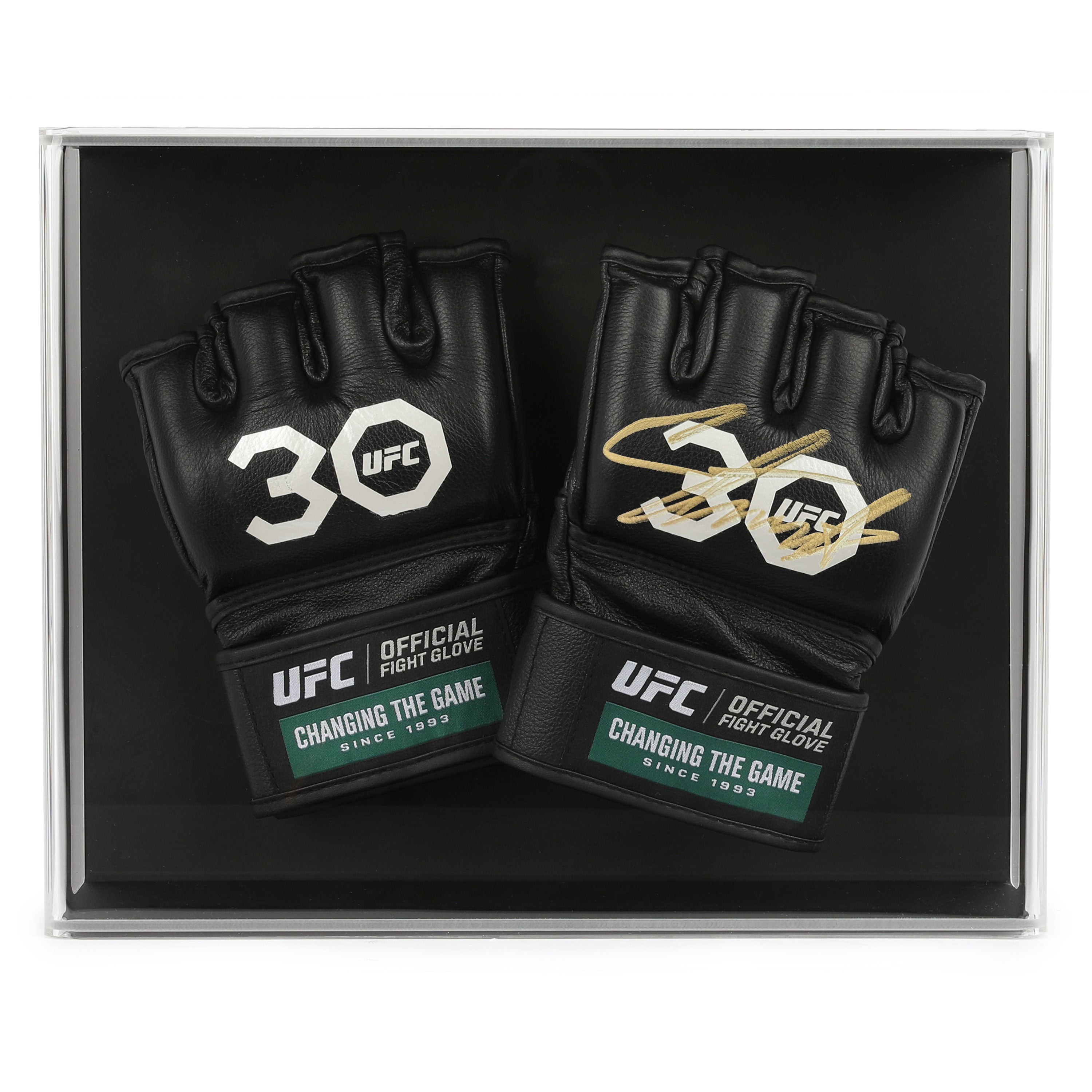 Israel Adesanya 30th Anniversary Signed Official UFC Gloves