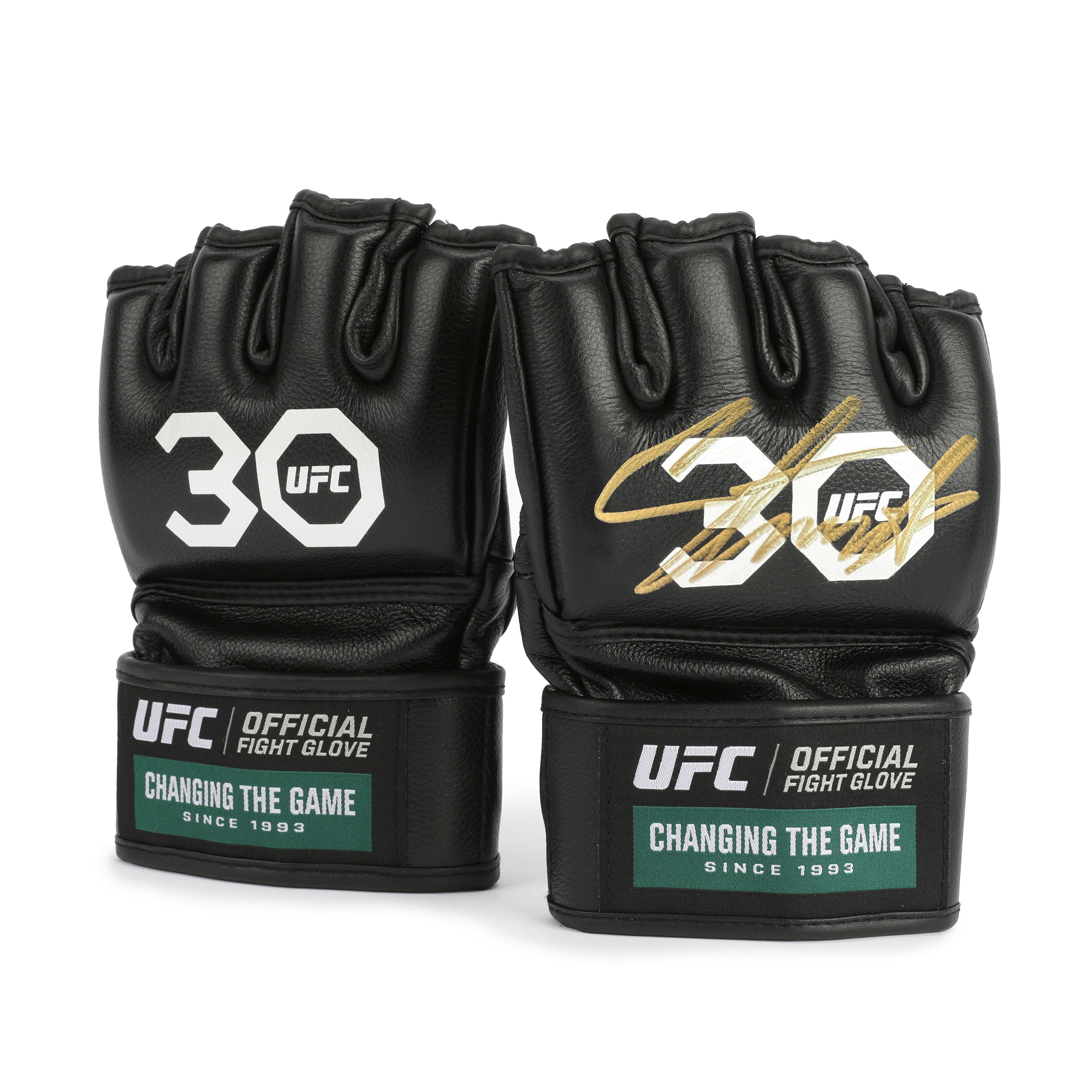 Israel Adesanya 30th Anniversary Signed Official UFC Gloves