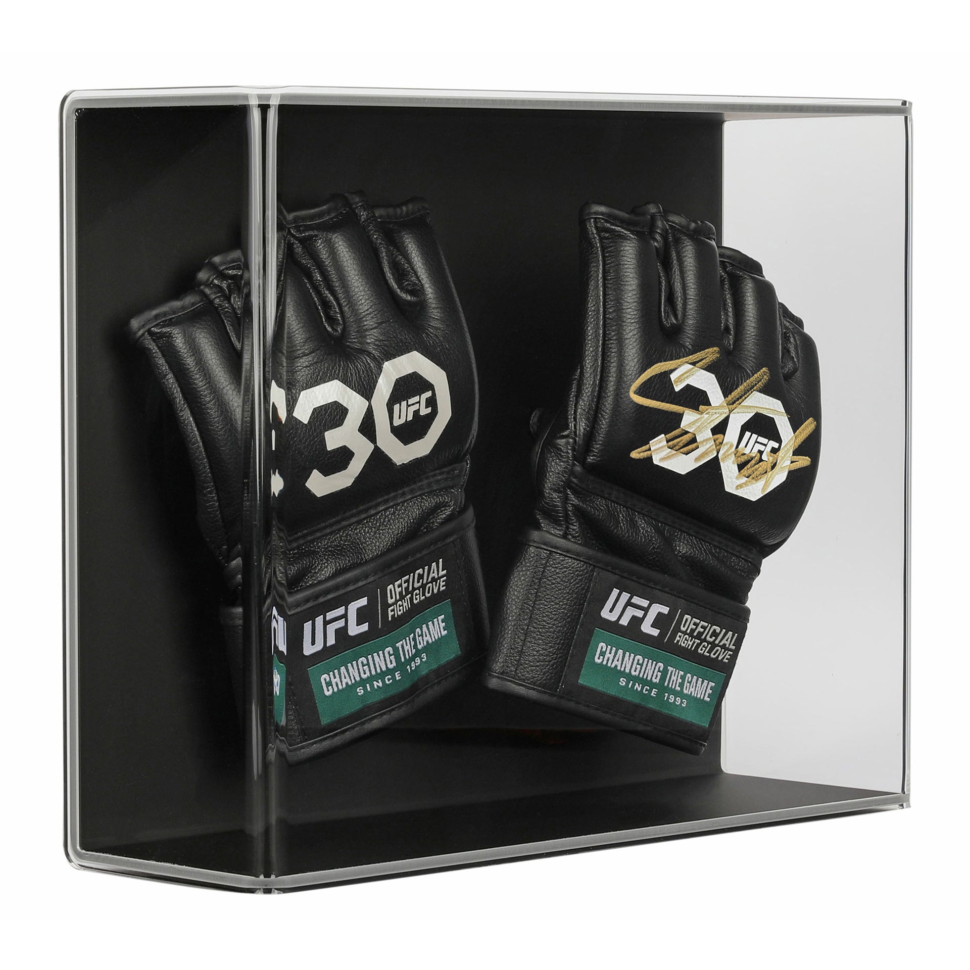 Israel Adesanya Signed Official UFC Gloves - 30th Anniversary Edition