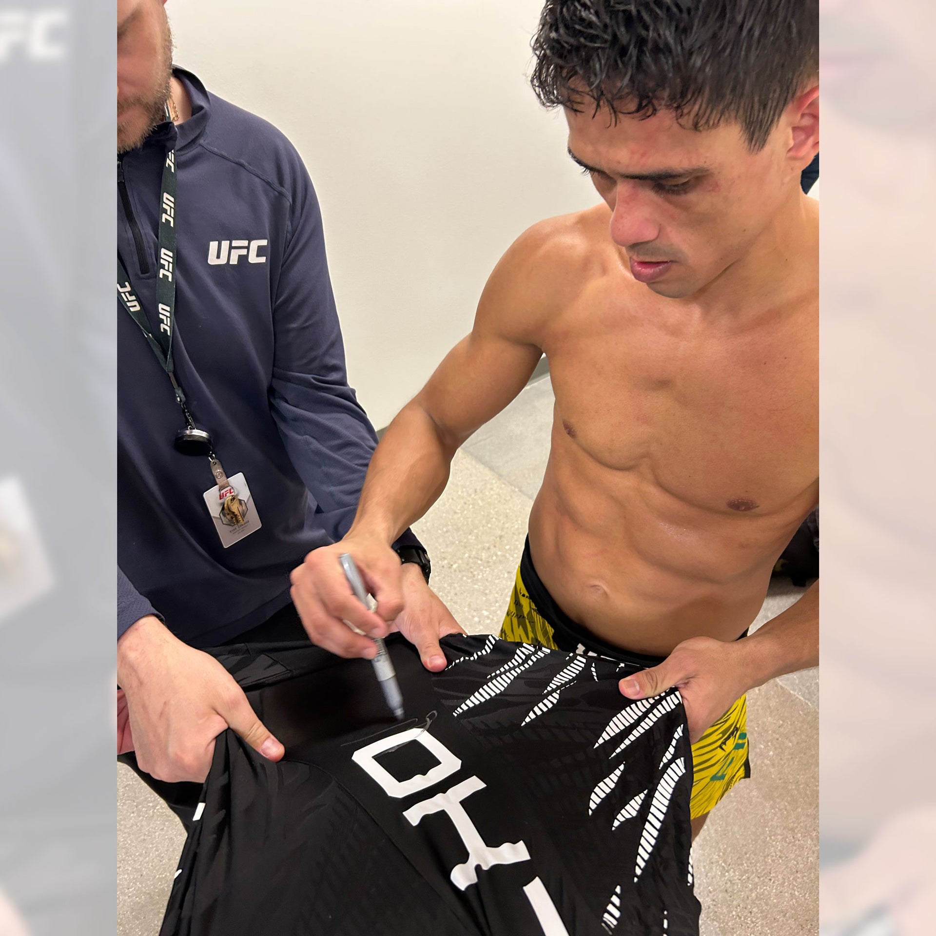 Jafel Filho Signed 1-of-1 Fight Issued Jersey UFC Fight Night: Blanchfield vs Barber