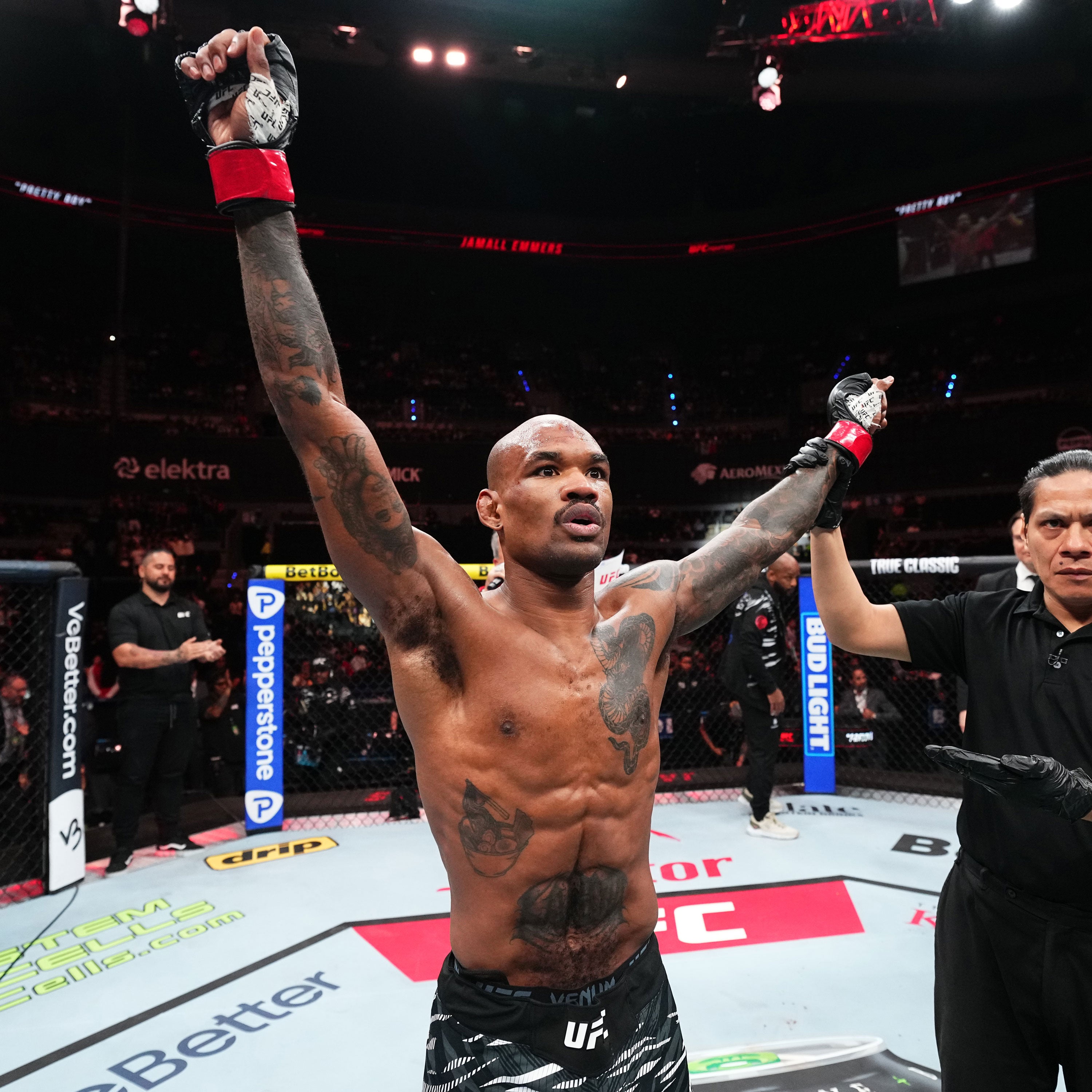 Jamall Emmers Signed 1-of-1 Fight Issued Jersey UFC Fight Night: Moreno vs Erceg