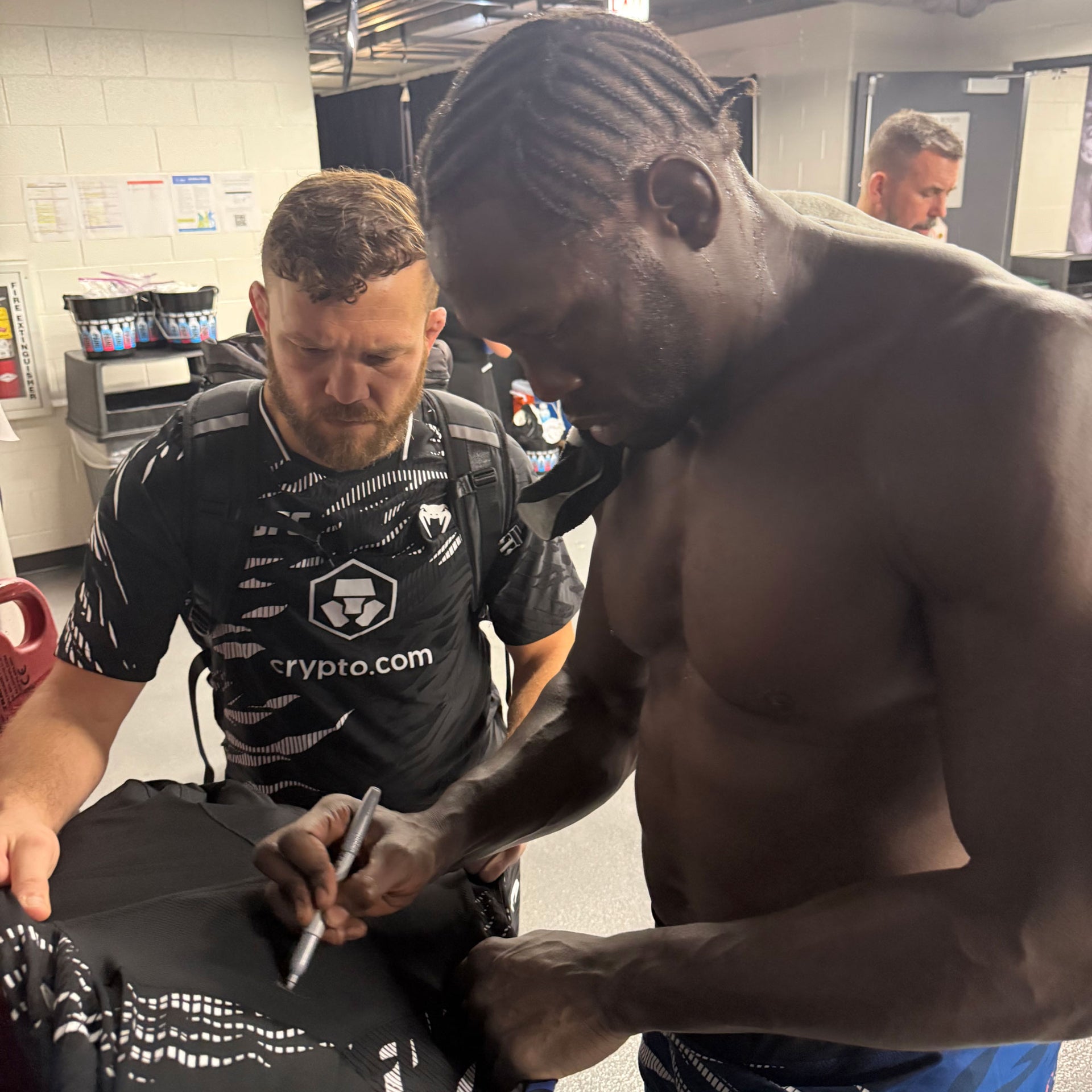 Jared Cannonier Signed 1-of-1 Fight Worn Hoodie UFC 319: Du Plessis vs Chimaev