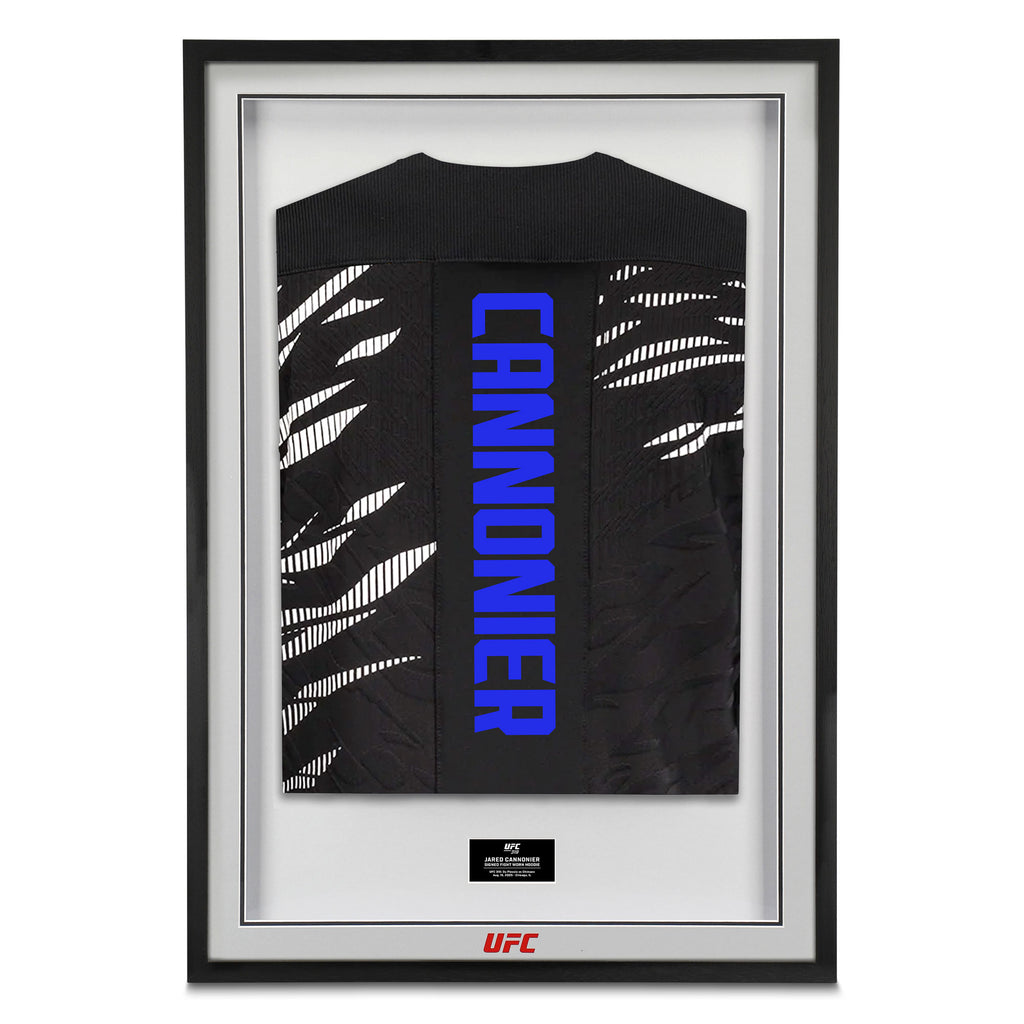 Jared Cannonier Signed 1-of-1 Fight Worn Hoodie UFC 319: Du Plessis vs Chimaev
