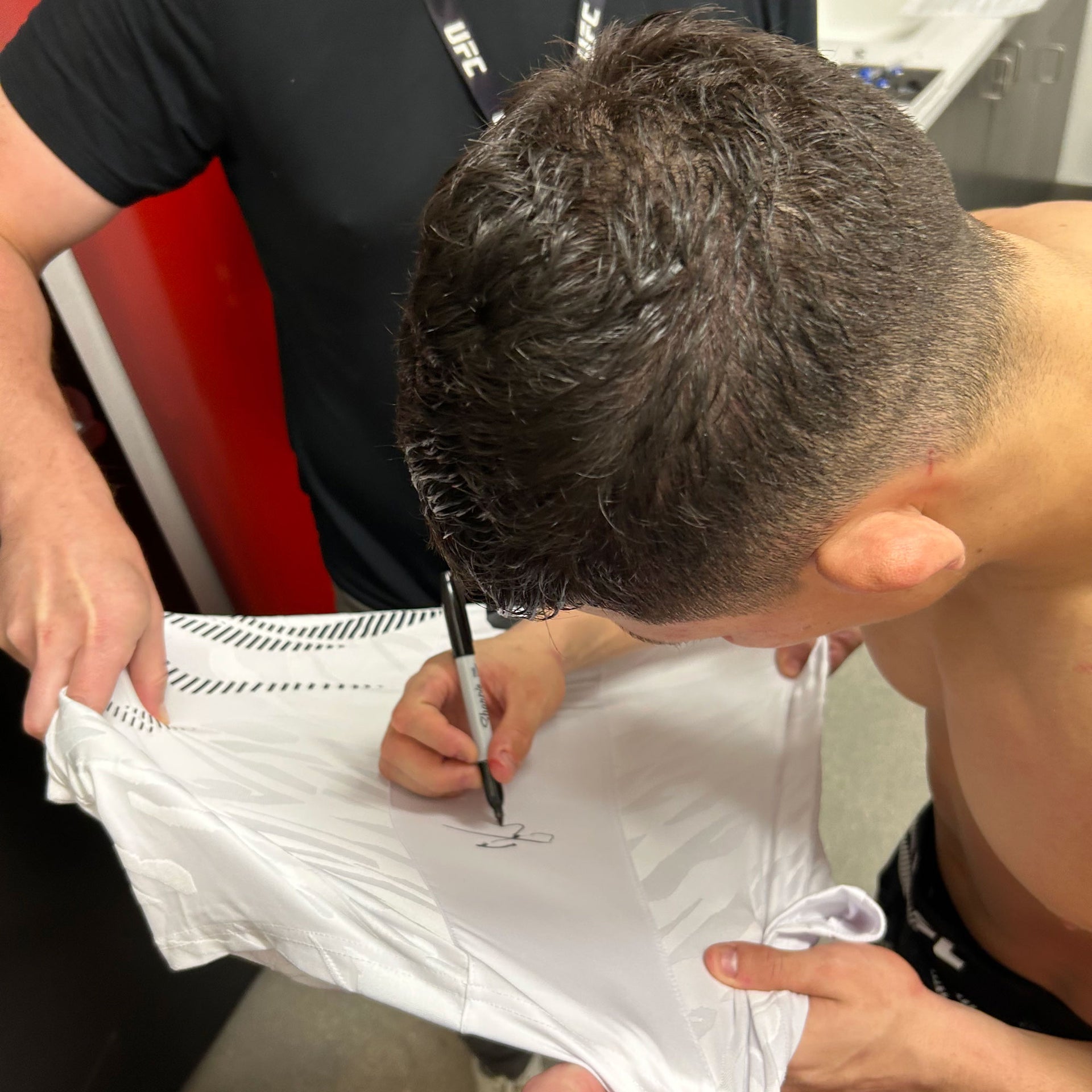 Jean Matsumoto Signed 1-of-1 Fight Worn Jersey UFC Fight Night: Dolidze vs Hernandez