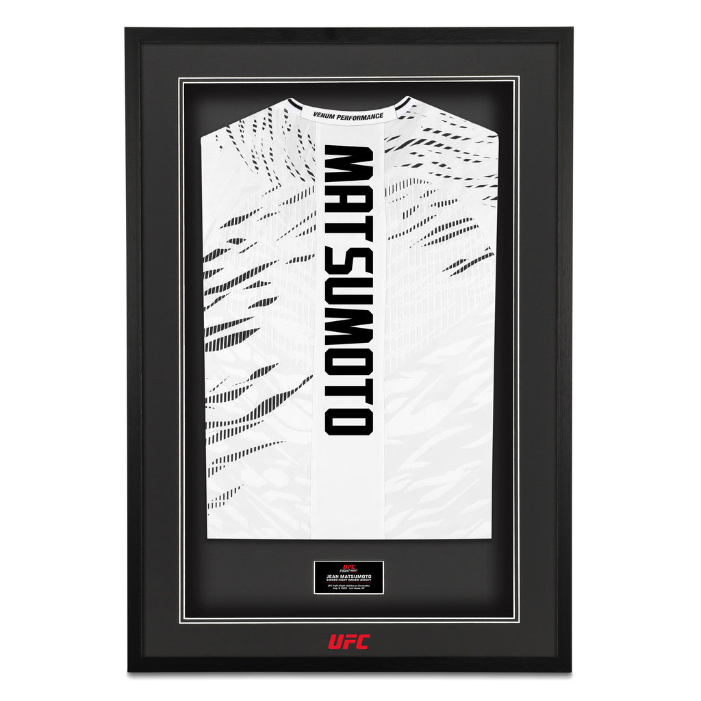 Jean Matsumoto Signed 1-of-1 Fight Worn Jersey UFC Fight Night: Dolidze vs Hernandez