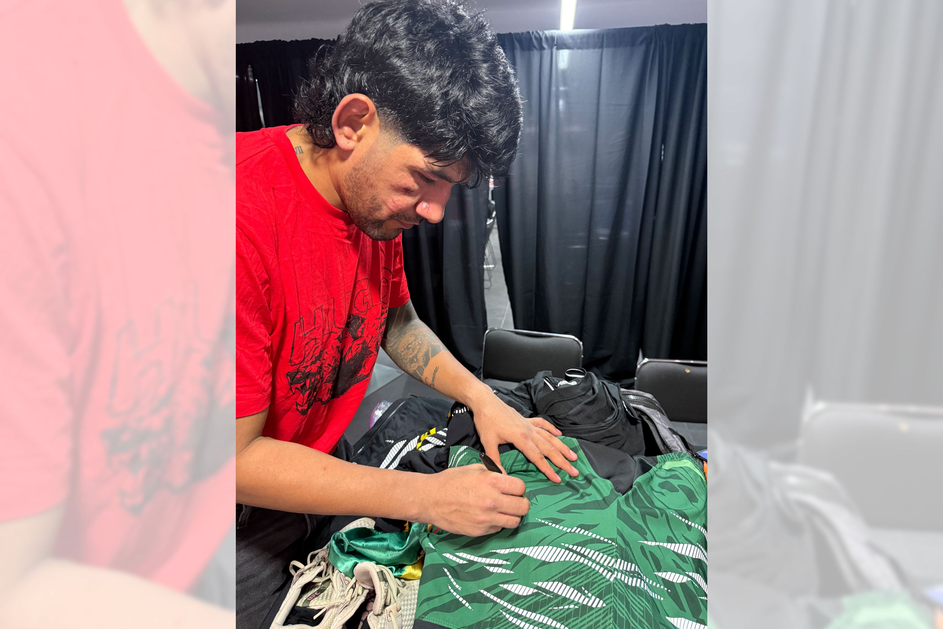 Jose Daniel Medina Signed 1-of-1 Fight Worn Shorts UFC Fight Night: Moreno vs Erceg