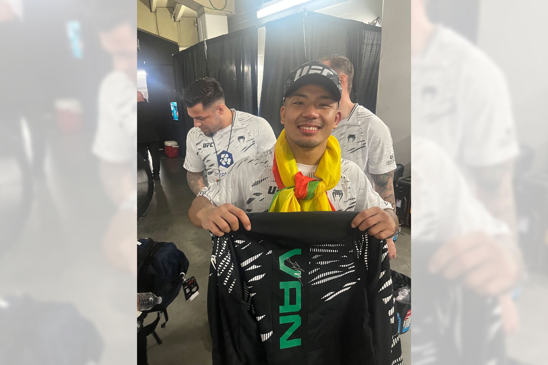 Joshua Van Signed 1-of-1 Fight Issued Hoodie UFC 316: Dvalishvili vs O’Malley 2