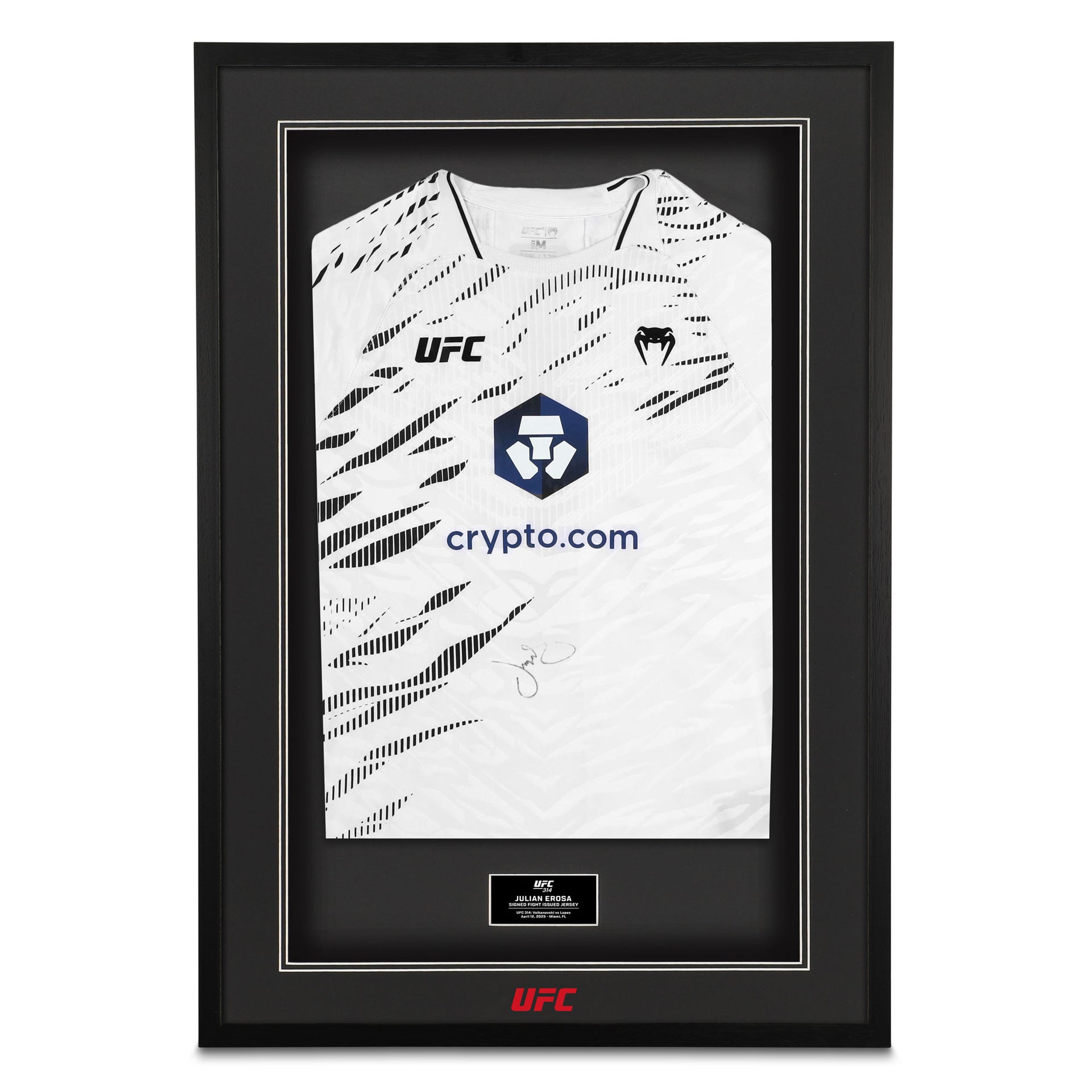 Julian Erosa Signed 1-of-1 Fight Issued Jersey UFC 314: Volkanovski vs Lopes