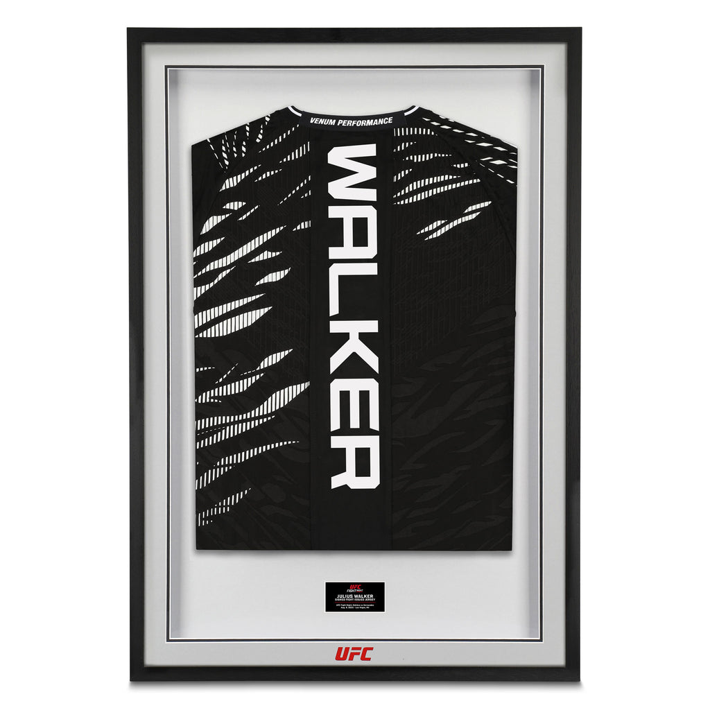 Julius Walker Signed 1-of-1 Fight Worn Jersey UFC Fight Night: Dolidze vs Hernandez
