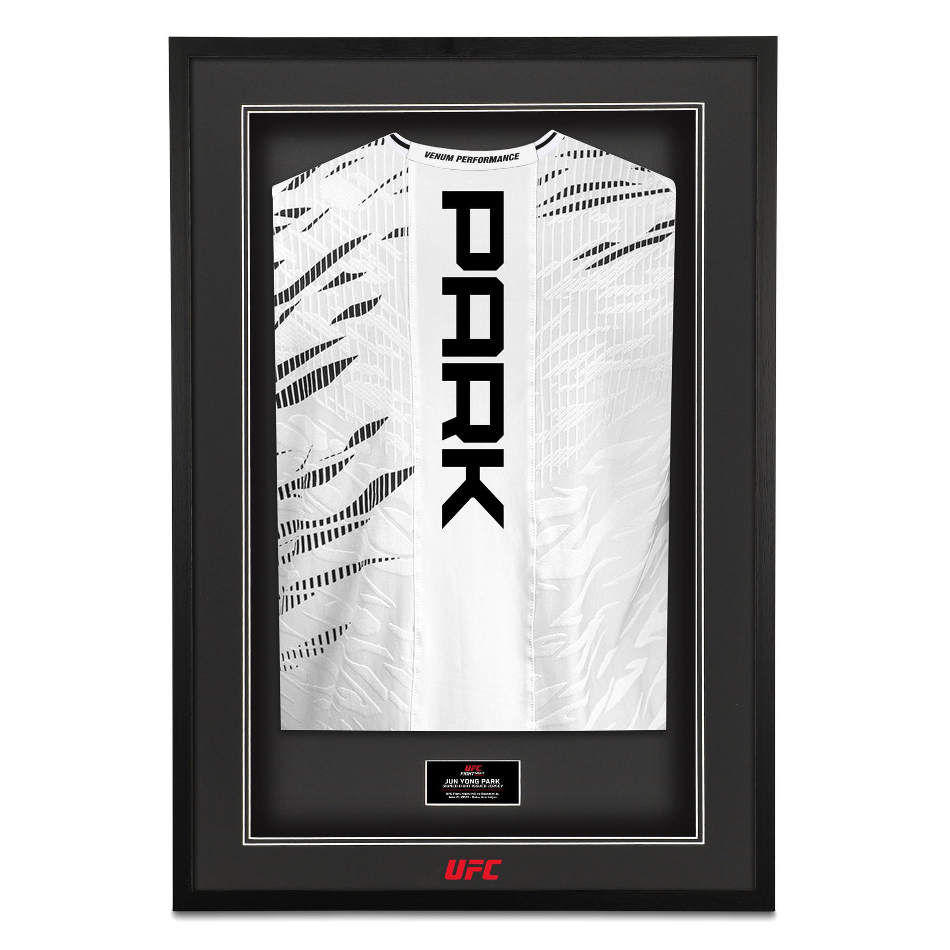 Jun Yong Park Signed 1-of-1 Fight Issued Jersey UFC Fight Night: Hill vs Rountree Jr
